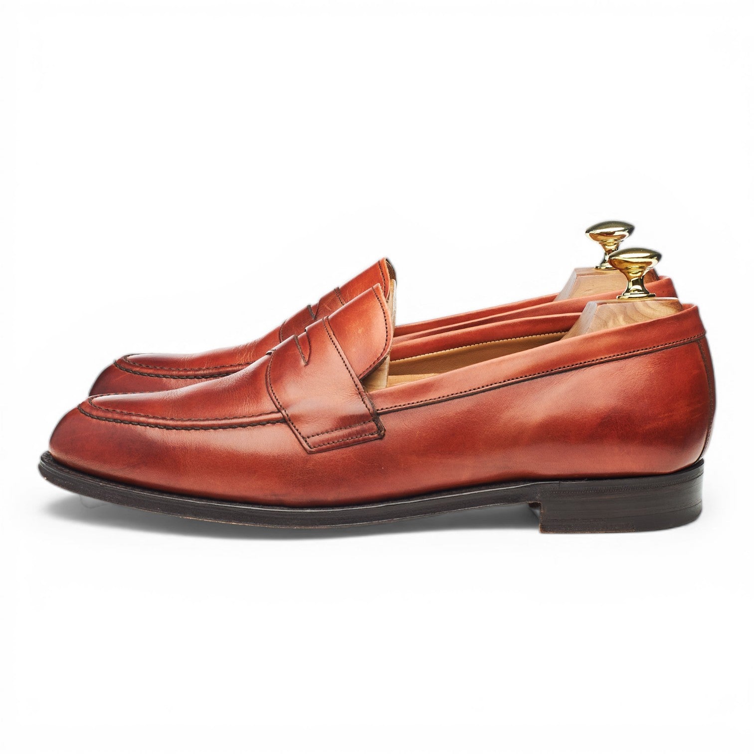 Cheaney Cannon mocassins cuir marron UK 7.5