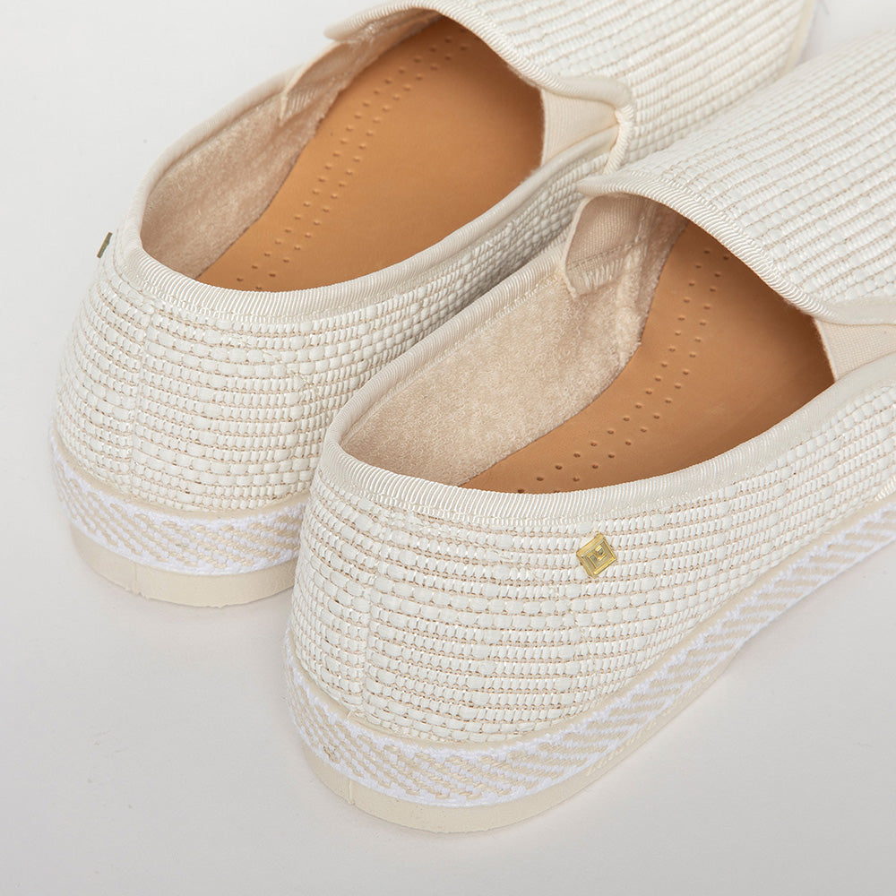 Rivieras Classic 1509 espadrille raphia ivoire