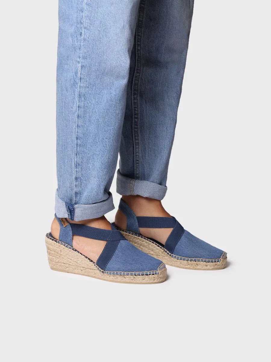 Toni Pons Ter espadrille compensée lin vegan