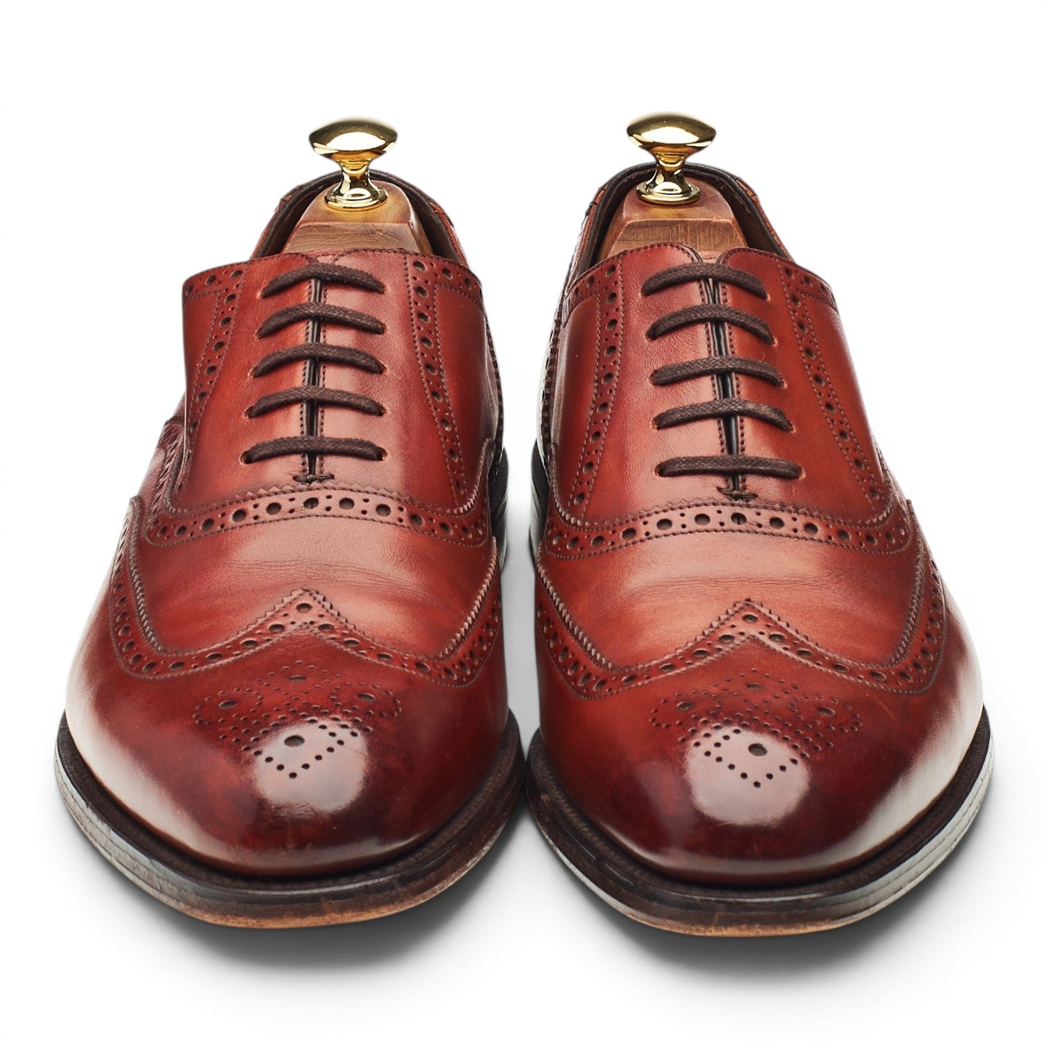 Loake 1880 Torrington richelieu brogue marron 8.5 UK