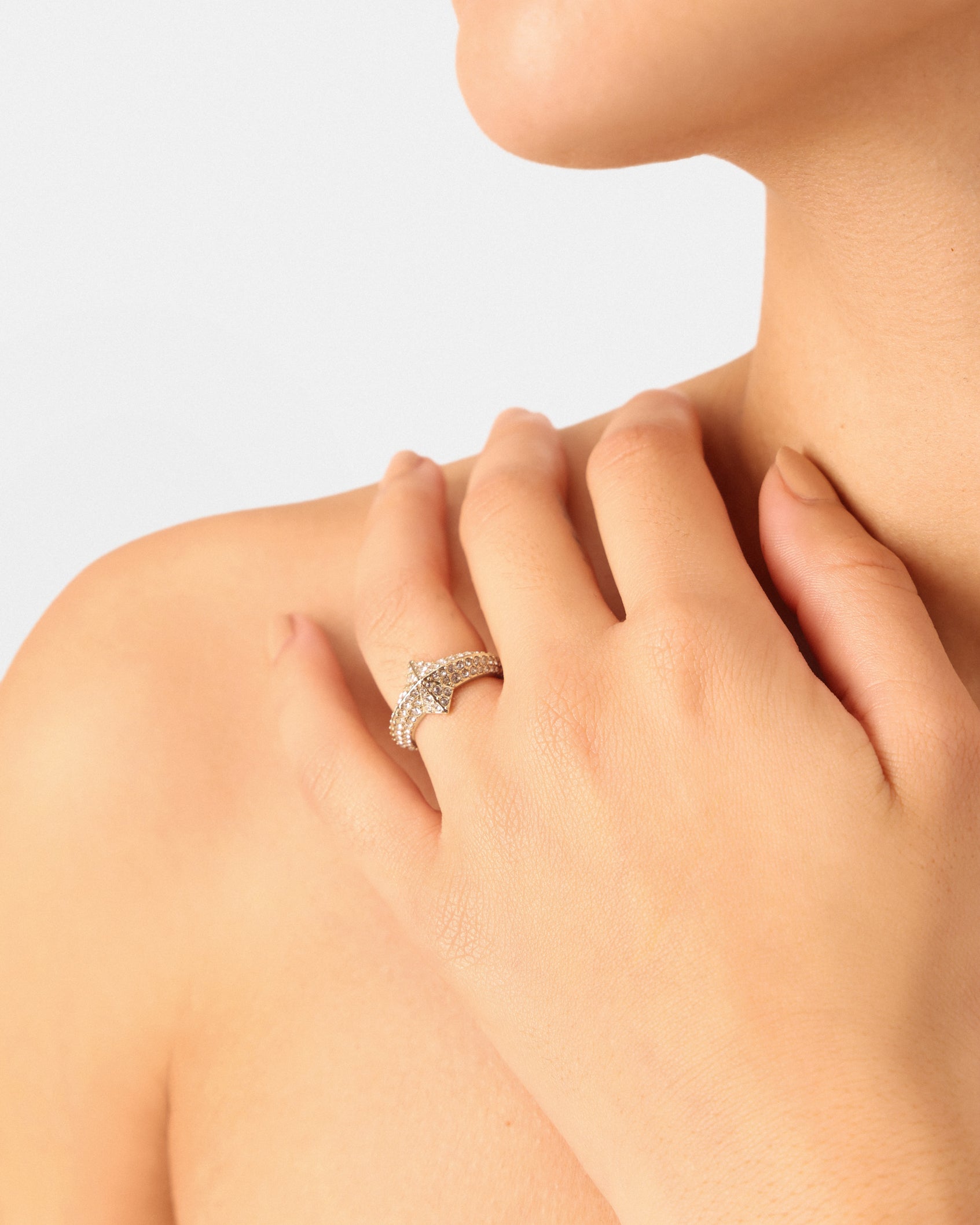 Nodaleto Nodastar bague pavé cristaux