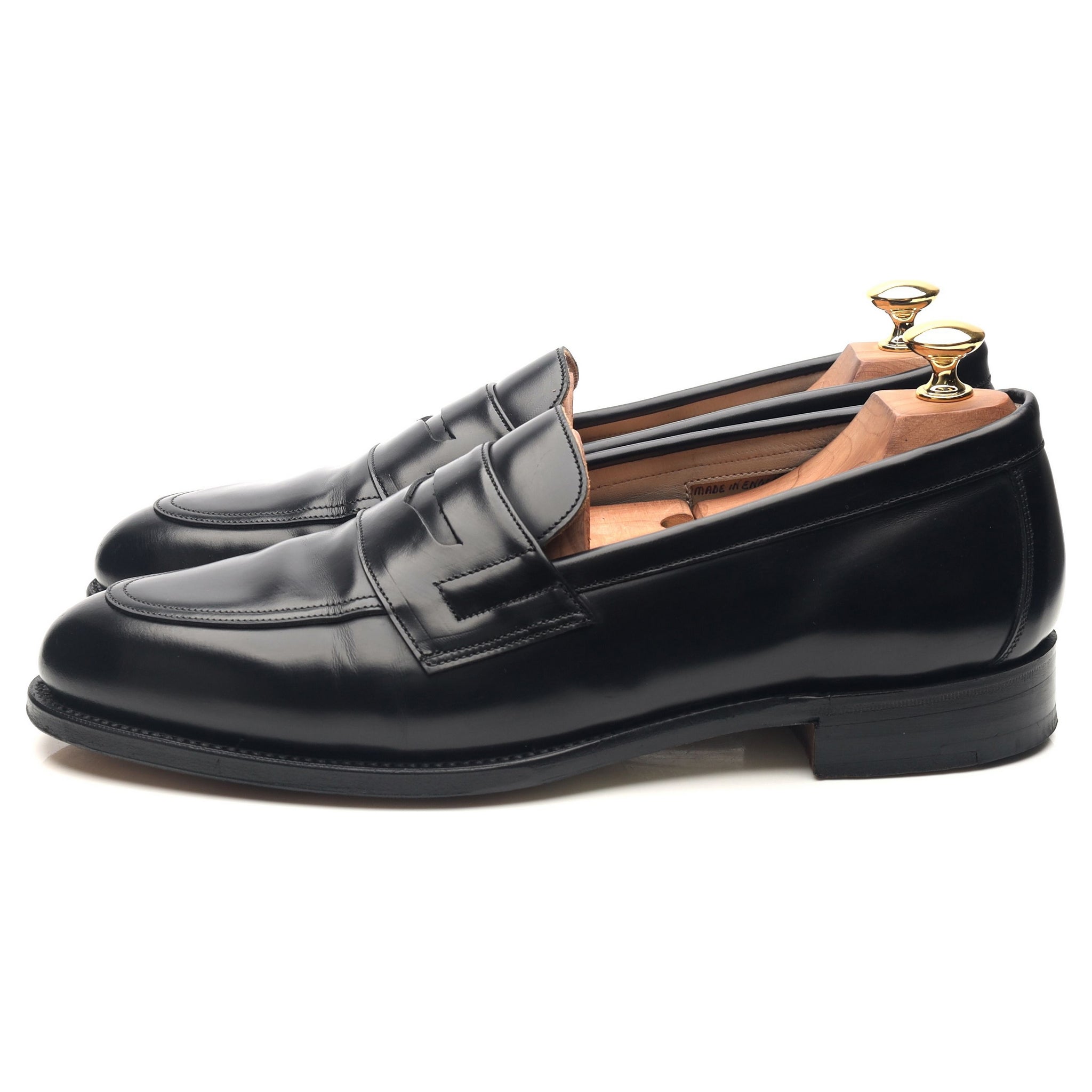 Grenson Bartlett mocassins cuir noir UK 9.5