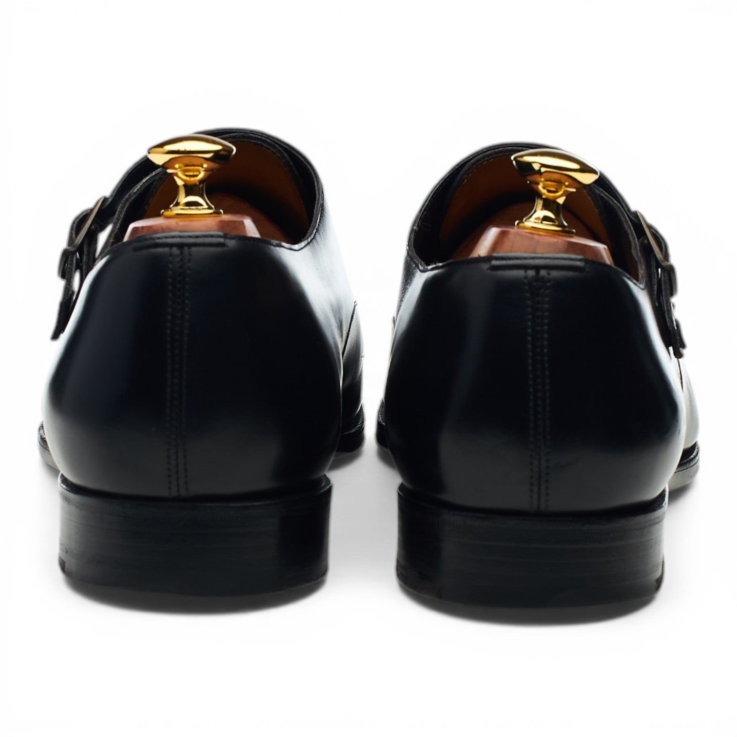 Edward Green Westminster monk cuir noir UK 10.5