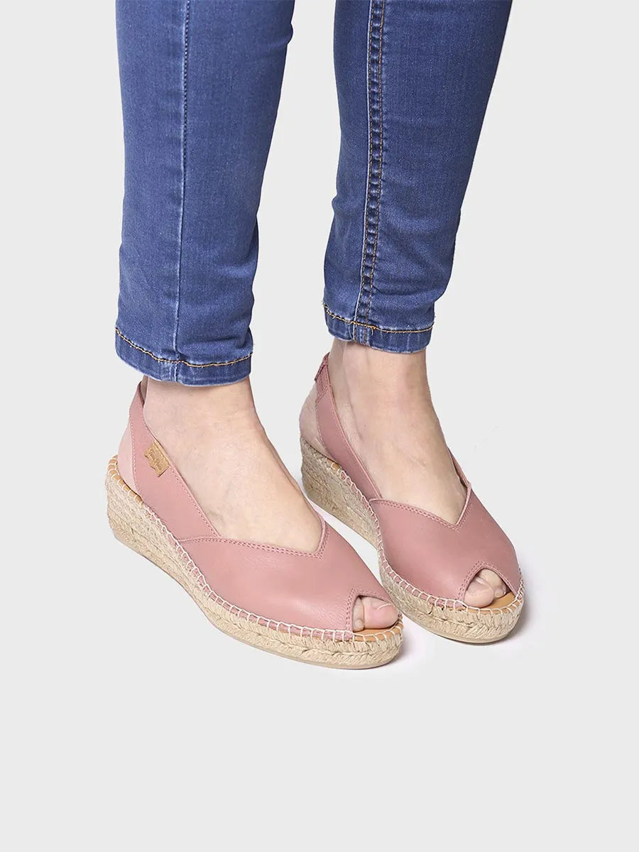 Toni Pons BERNIA-P espadrilles cuir talon 5 cm