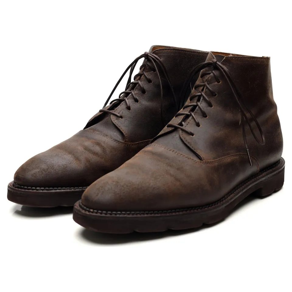 John Lobb Forge boots daim marron pointure UK 7