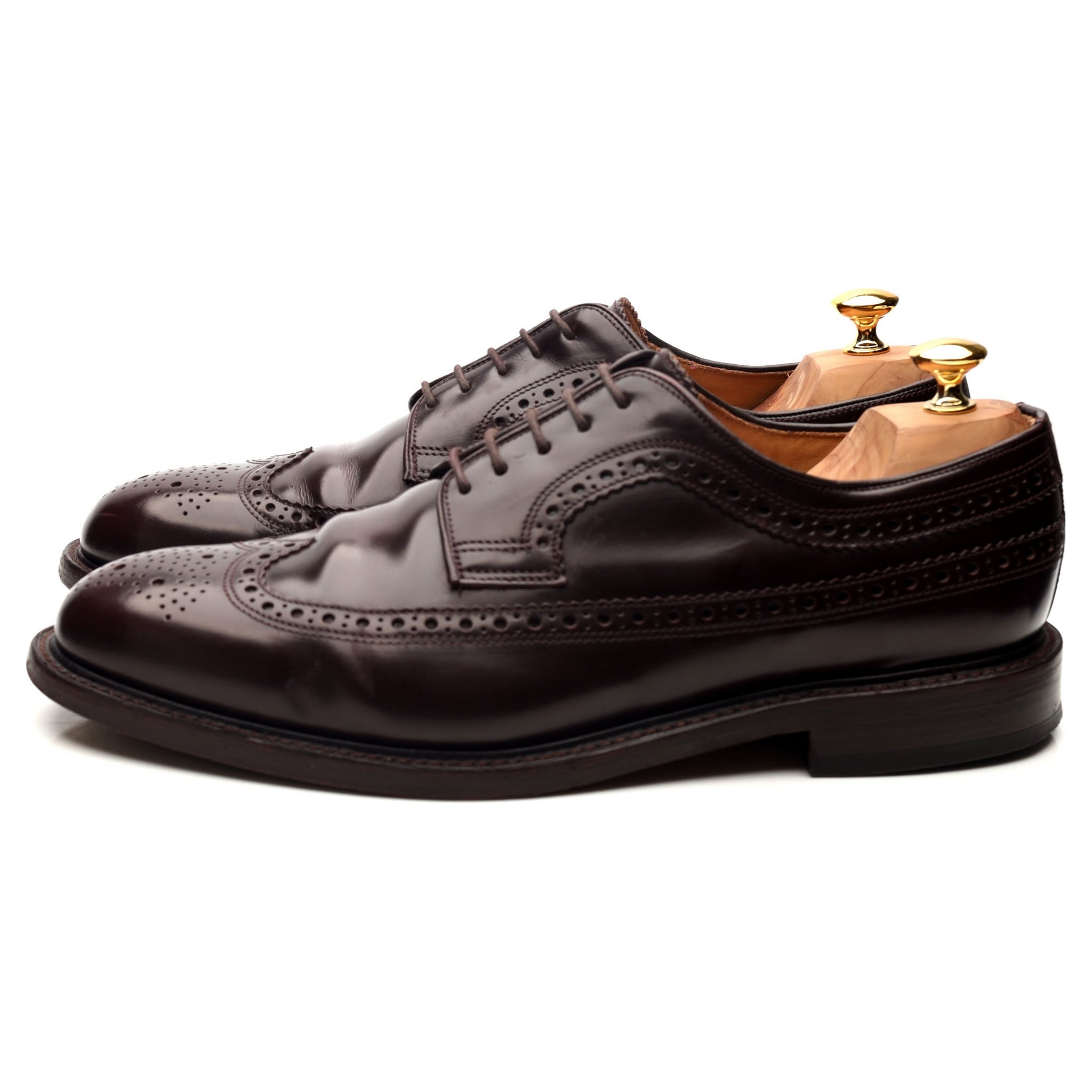 Loake Royal Brogue derby bordeaux cuir pointure UK 11