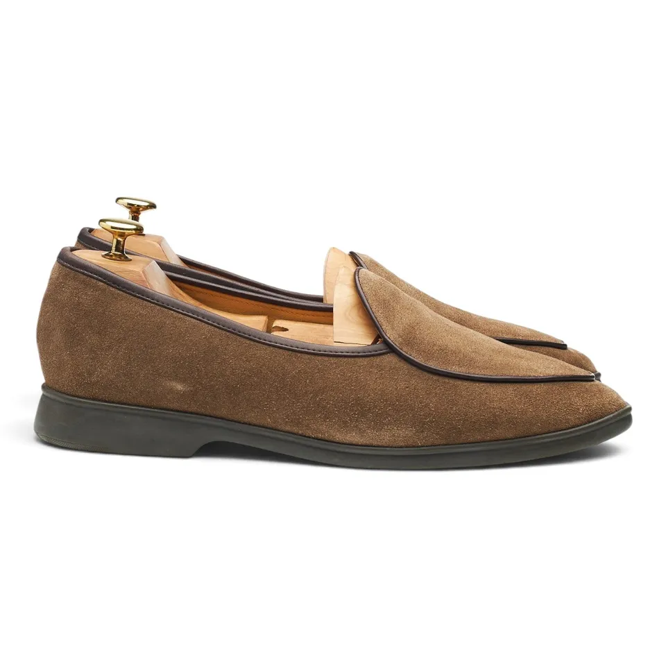Baudoin & Lange Sagan Stride mocassins suède marron 42