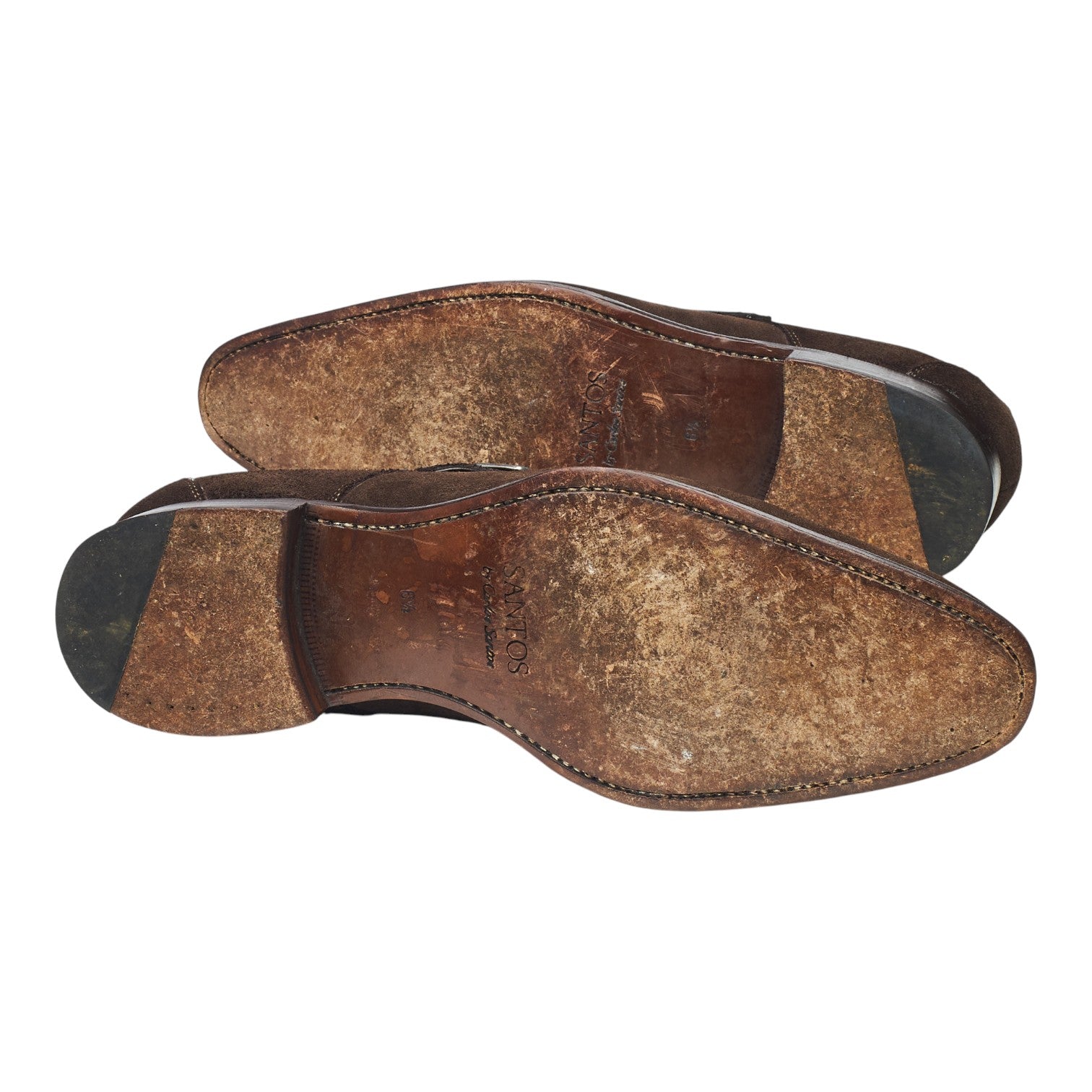 Carlos Santos Gareth 6307 monk suède marron UK 6.5