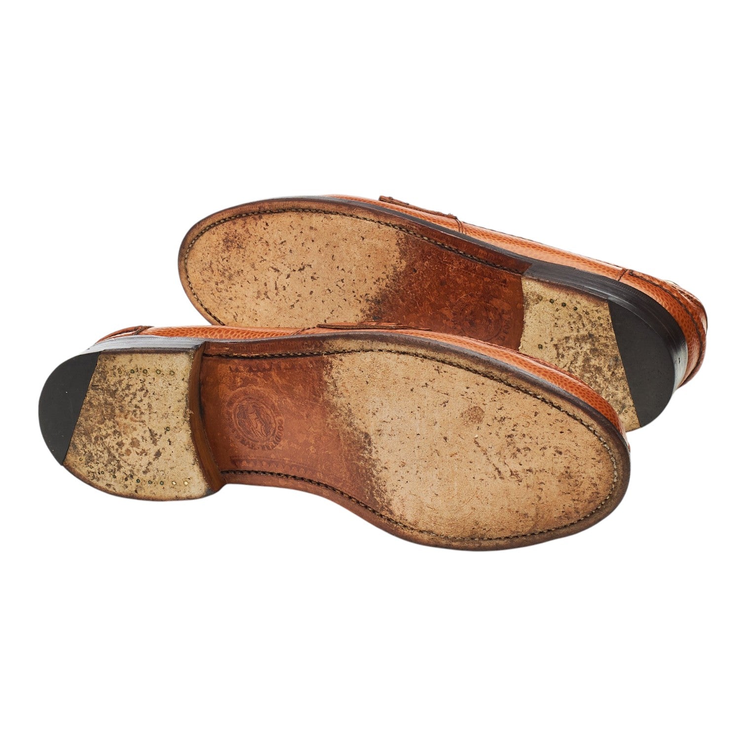 Mocassins Barker Arran cuir grainé marron UK 7.5