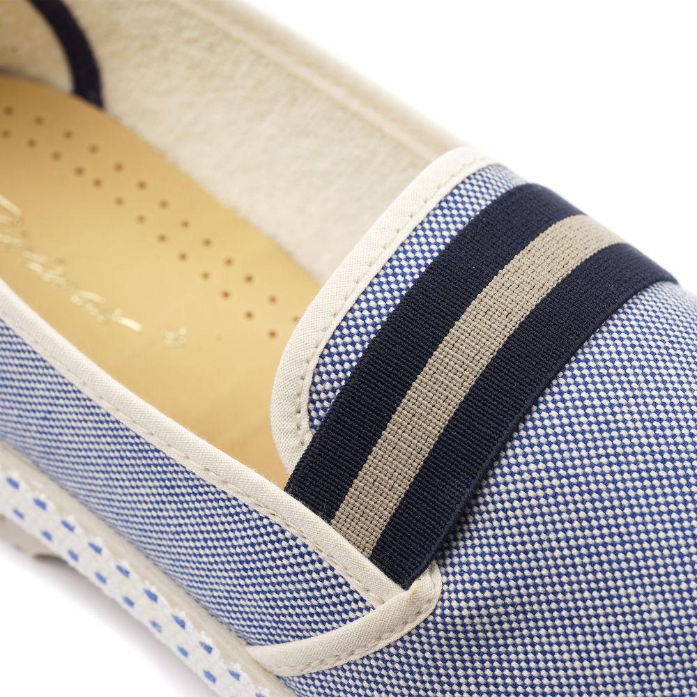 Rivieras Classic College Toile Bluish Espadrilles Bleu