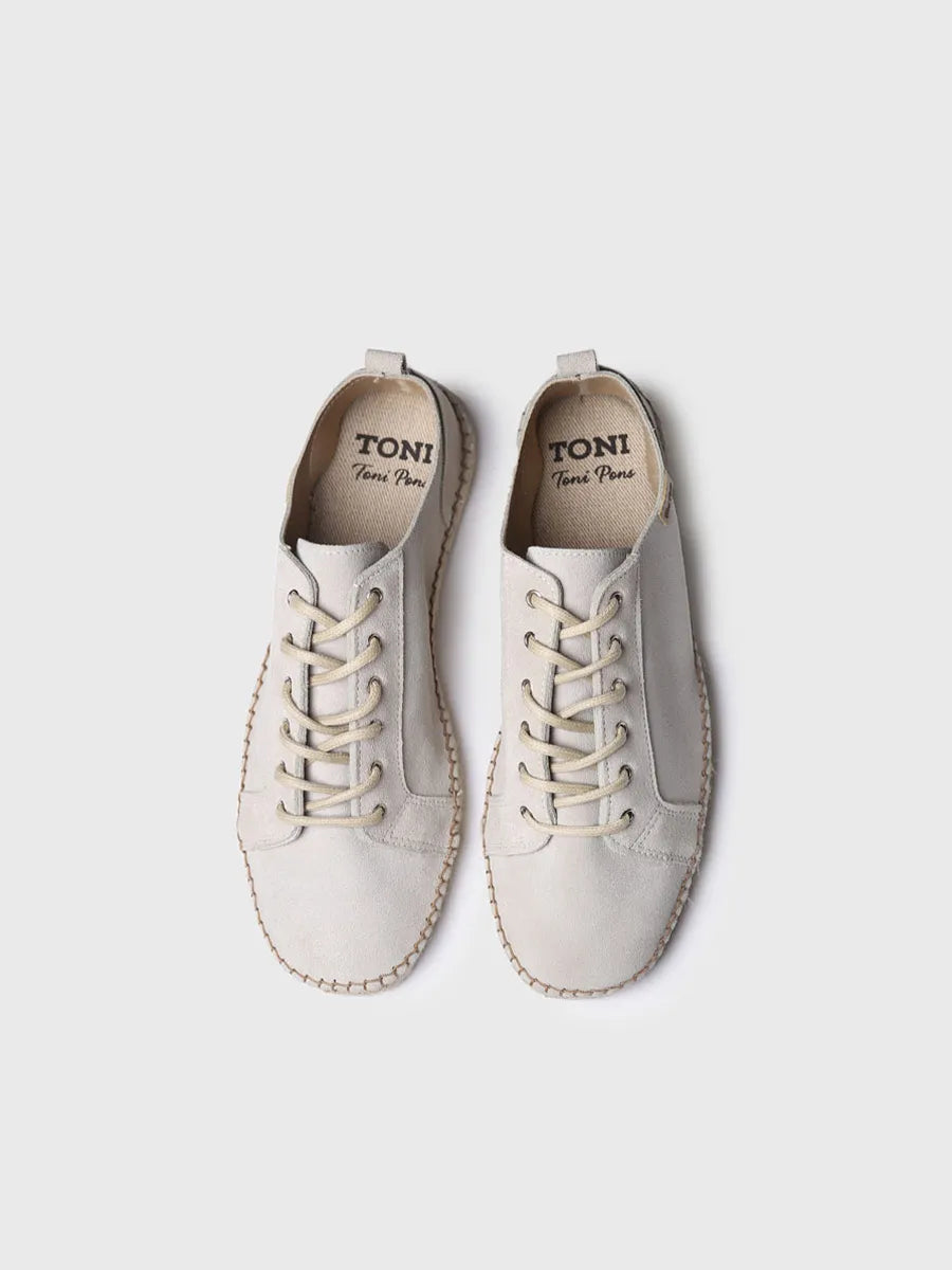 Toni Pons Declan espadrille homme cuir pierre