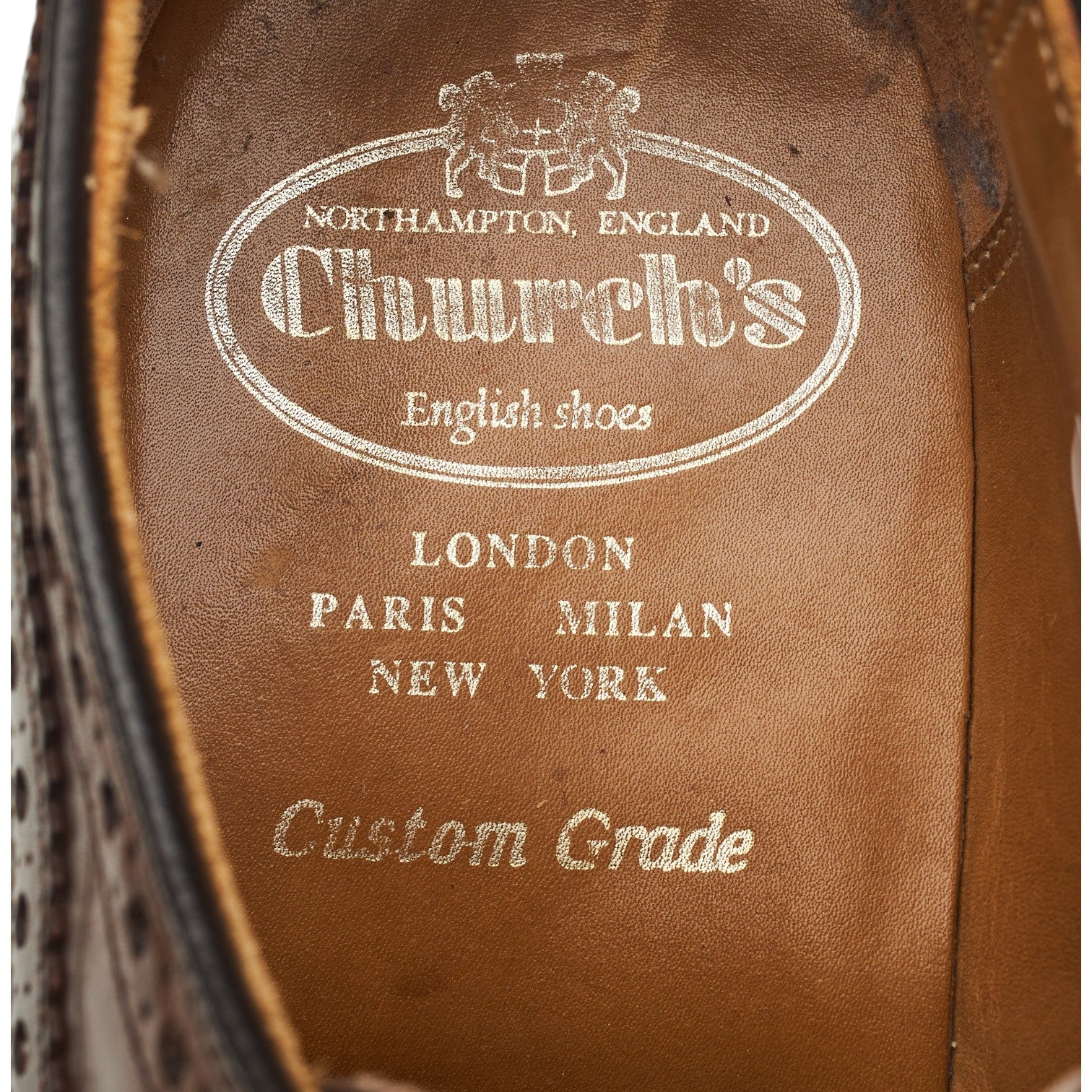 Church's Grafton derbies cuir marron UK 9