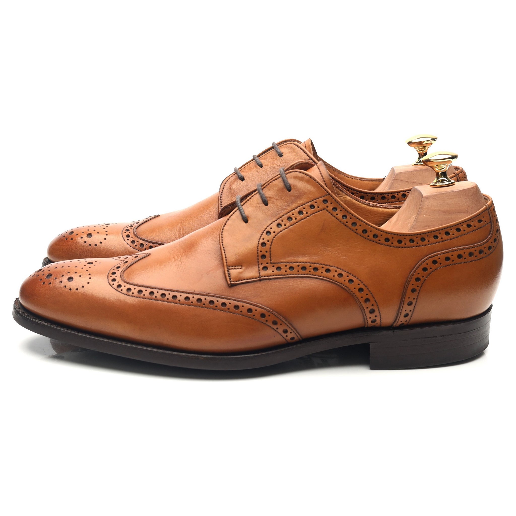 Barker Longworth derby brogue cuir marron 10 UK large