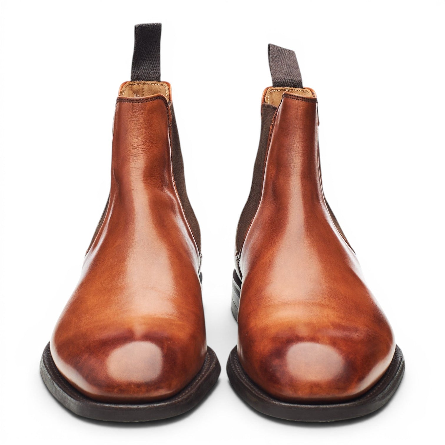 Ducker & Son Duc boots chelsea cuir marron UK 8.5
