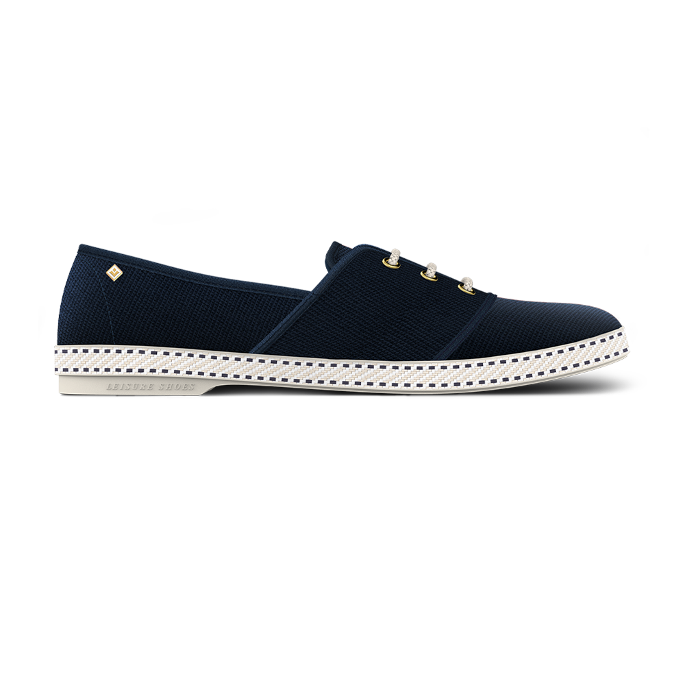 Rivieras Lacets 4014 espadrilles toile marine coton