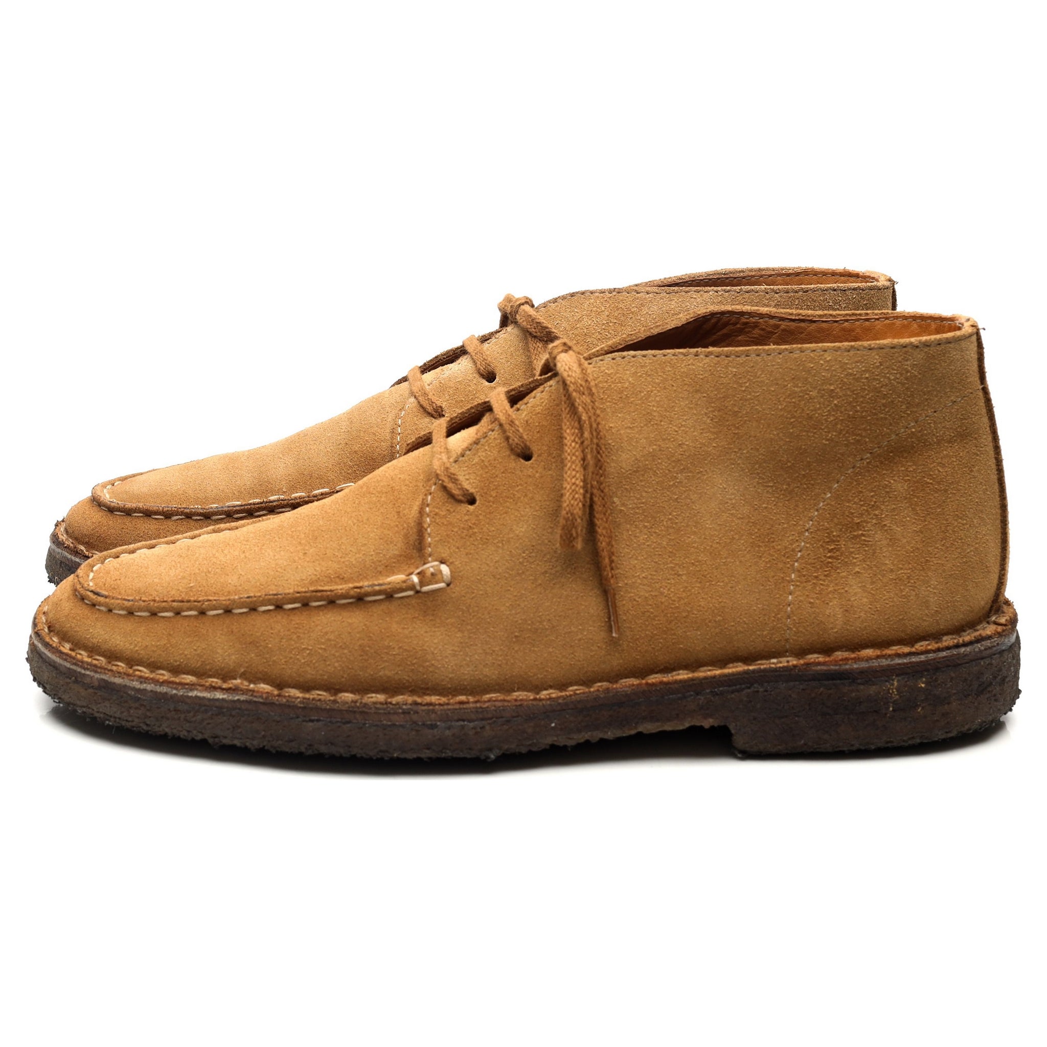 Drake’s Crosby boots chukka daim marron UK 9,5