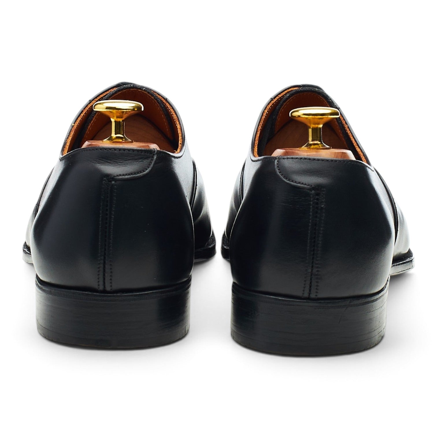 Tricker's Richelieu vintage cuir noir 8 G