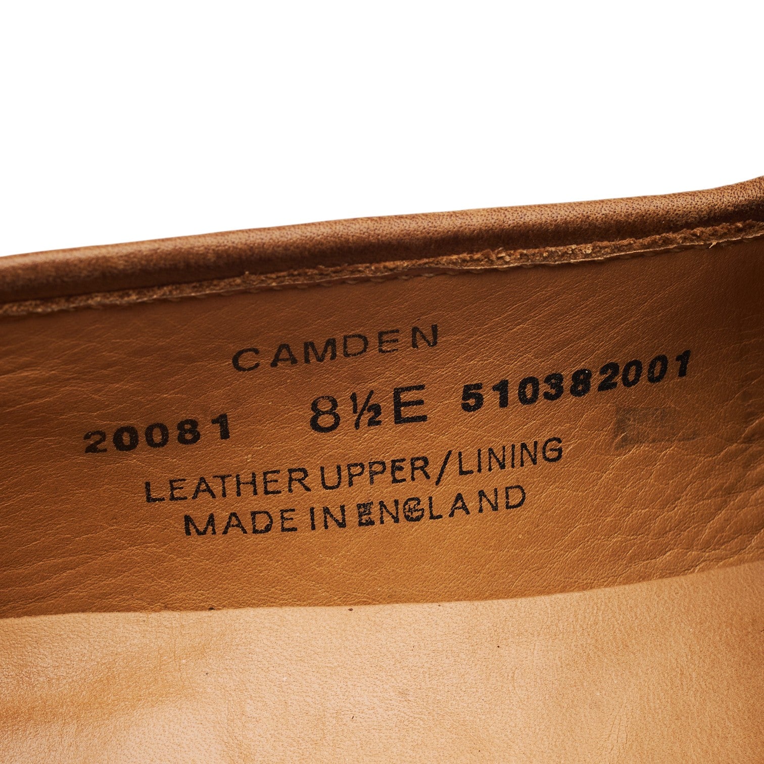 Crockett & Jones Camden mocassins daim marron UK 8.5