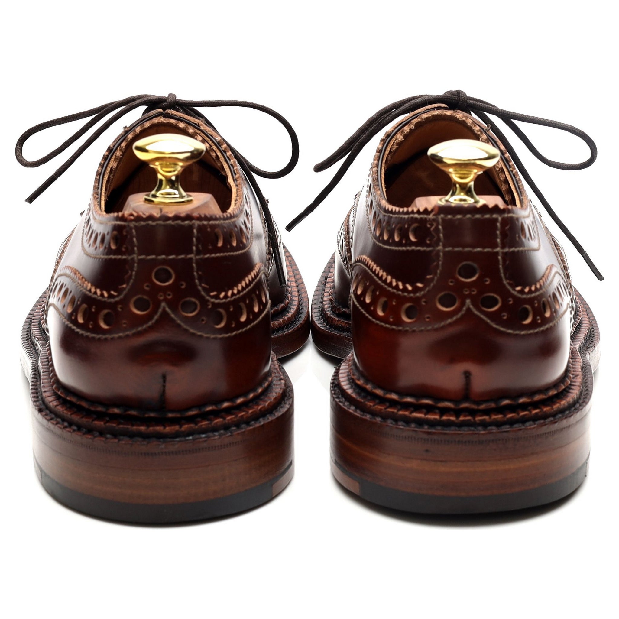 Grenson Archie derby cuir marron pointure UK 7