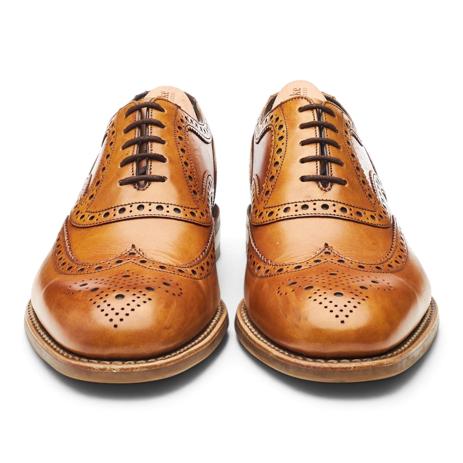 Loake Design Kerridge richelieu cuir marron UK 7