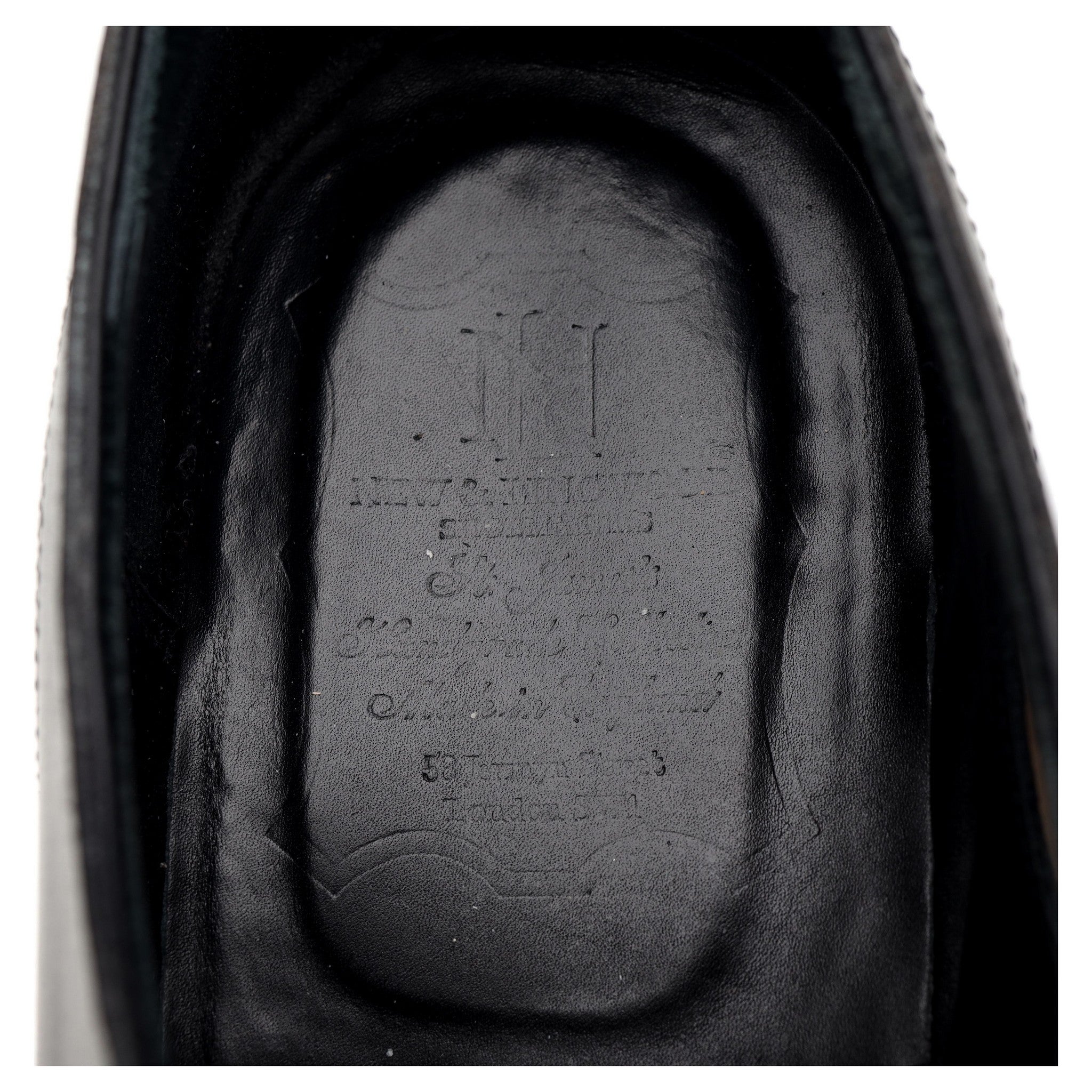 New & Lingwood oxford brogue cuir noir pointure UK 10