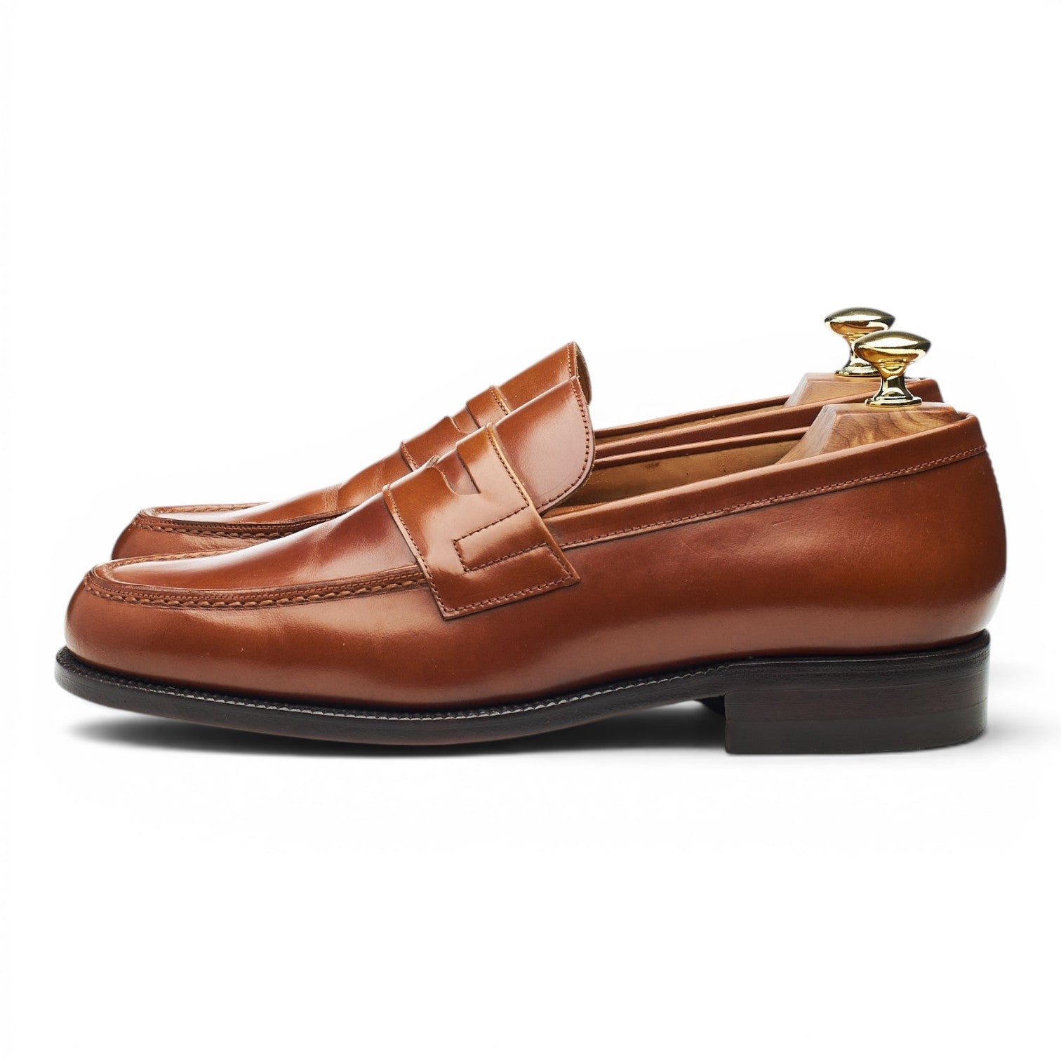 Yanko 13219 mocassins cuir marron clair UK 7.5