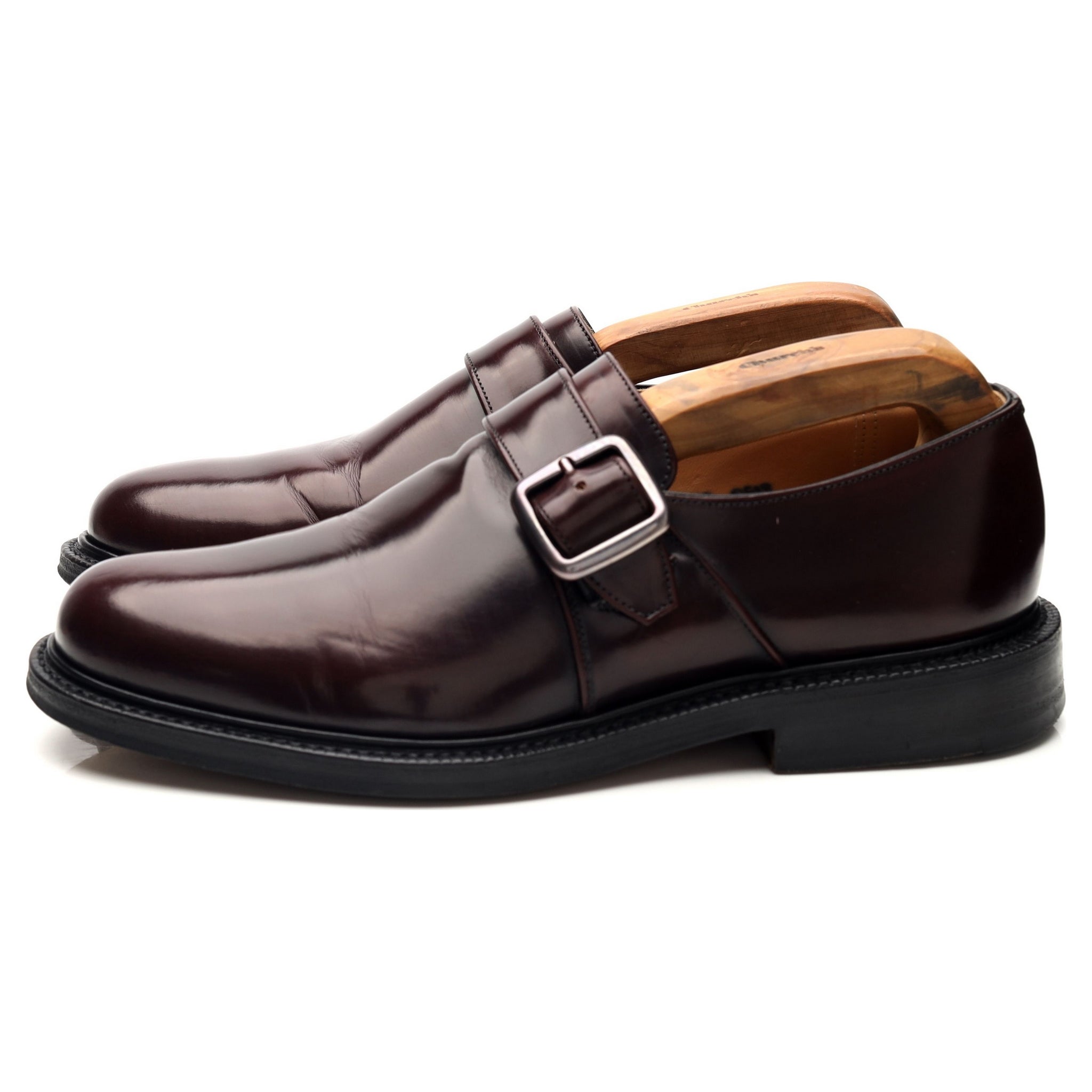 Church's Wrexham monk cuir bordeaux UK 6