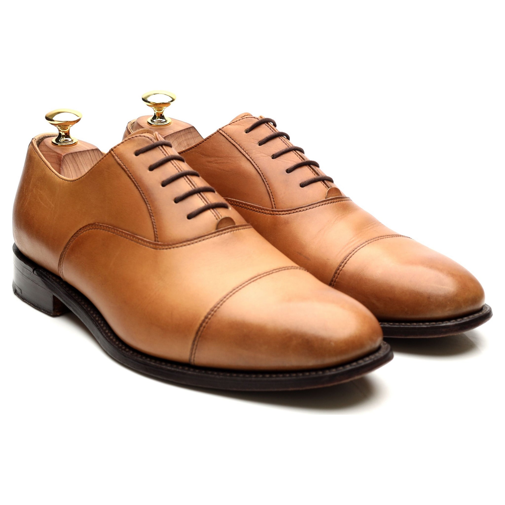 Barker oxford cuir marron tan pointure 8