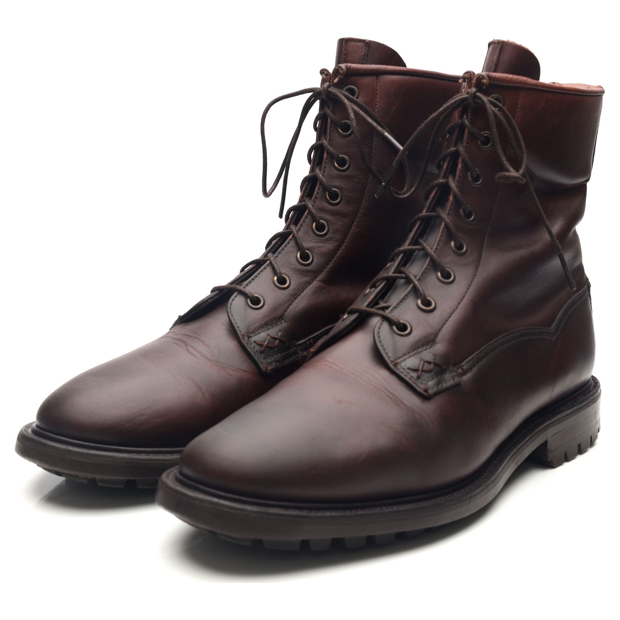 Alfred Sargent boots cuir marron foncé UK 9.5