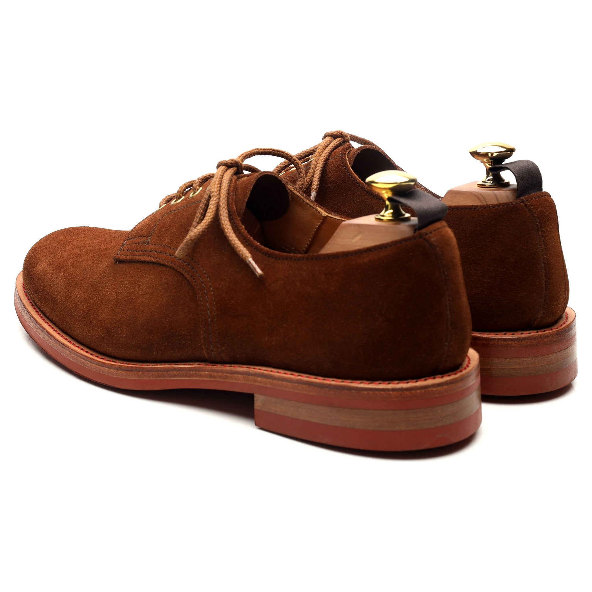 Tricker's 7840 derby daim marron pointure UK 8