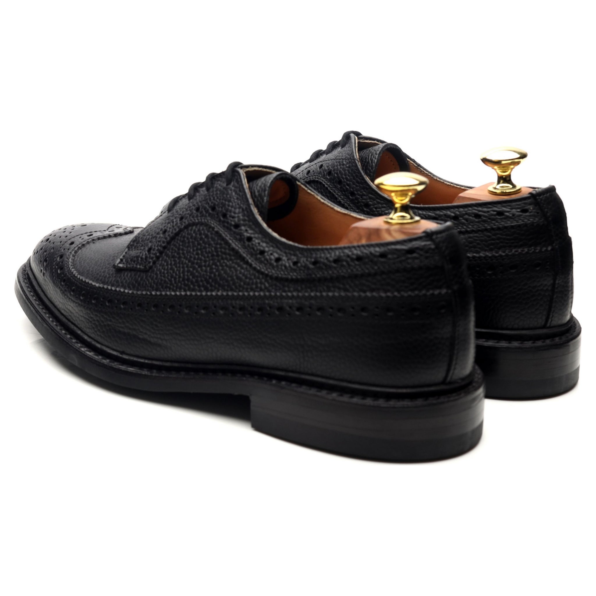 Tricker’s Fulton derby cuir noir pointure UK 7
