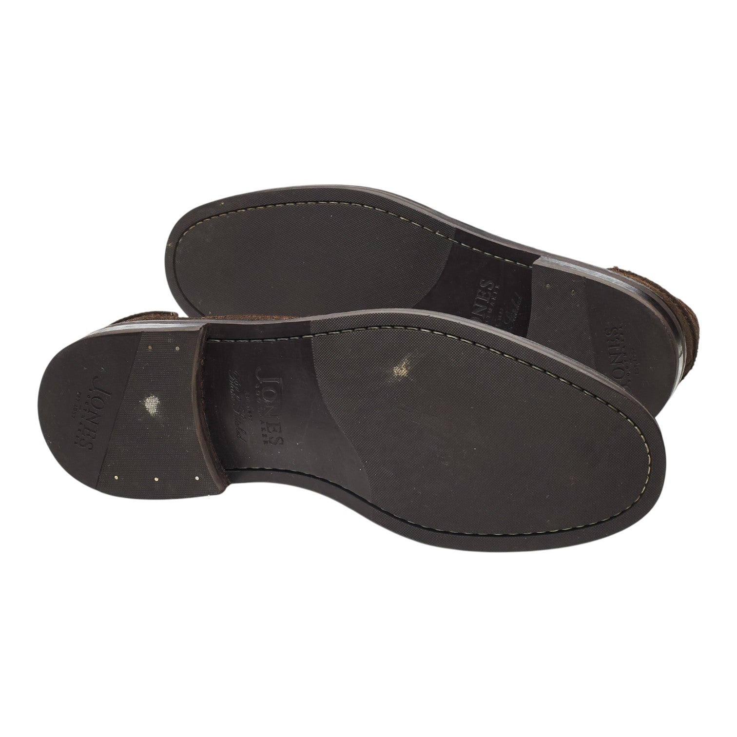 Jones Bootmaker mocassins glands daim marron UK 8