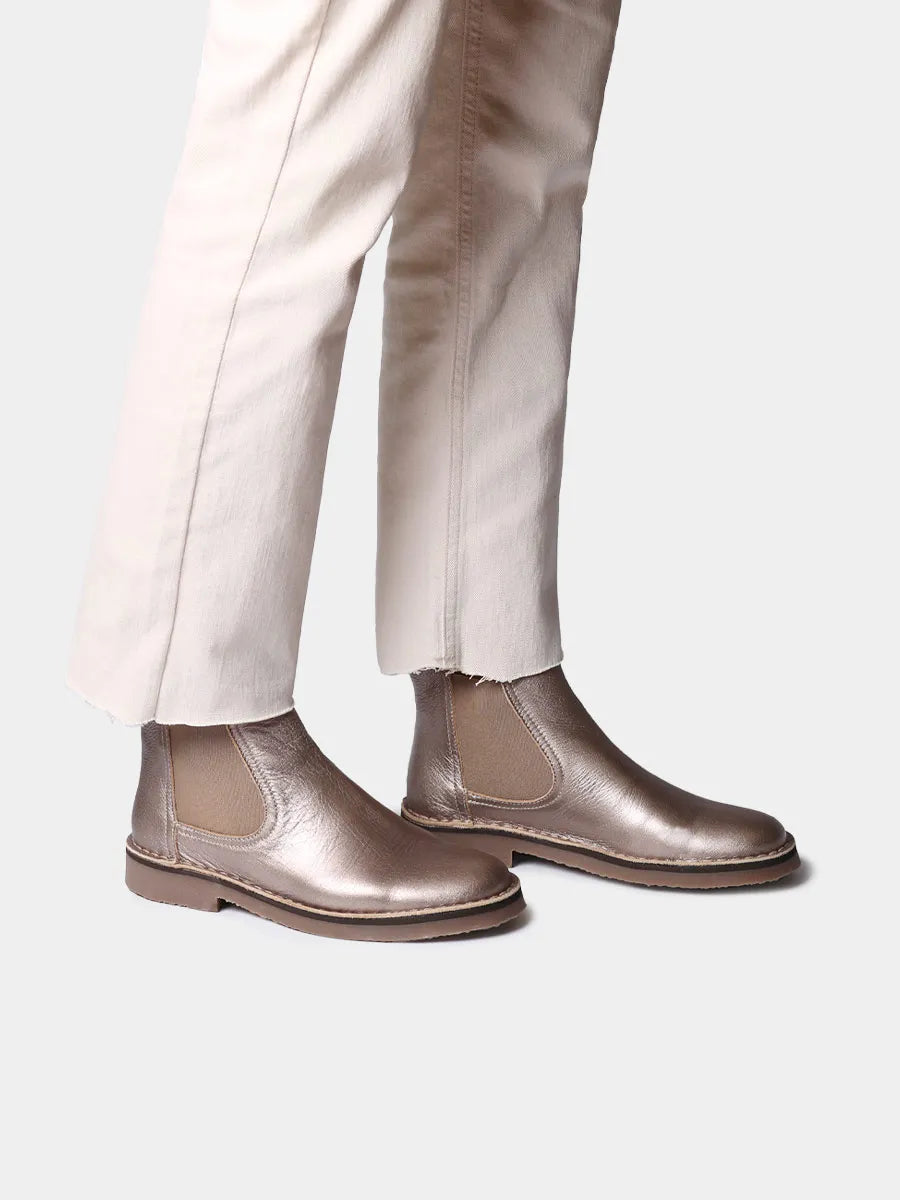 Toni Pons Isa-AT bottines femme cuir métallisé