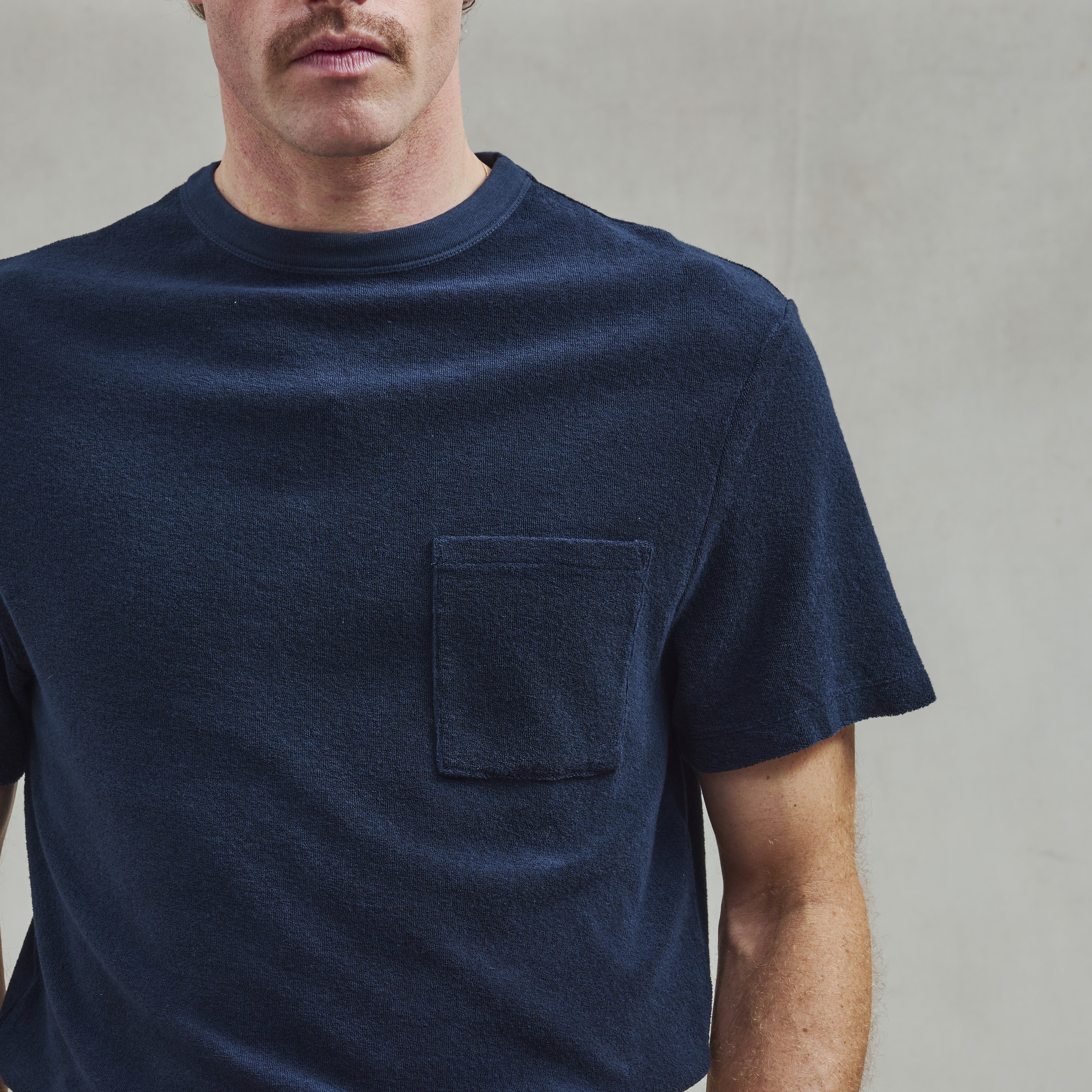 Rivieras Éponge TS04 T-shirt Marine 100% Coton