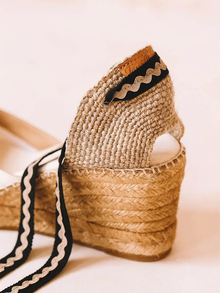 Toni Pons Cinta-B ruban espadrille coton bicolore