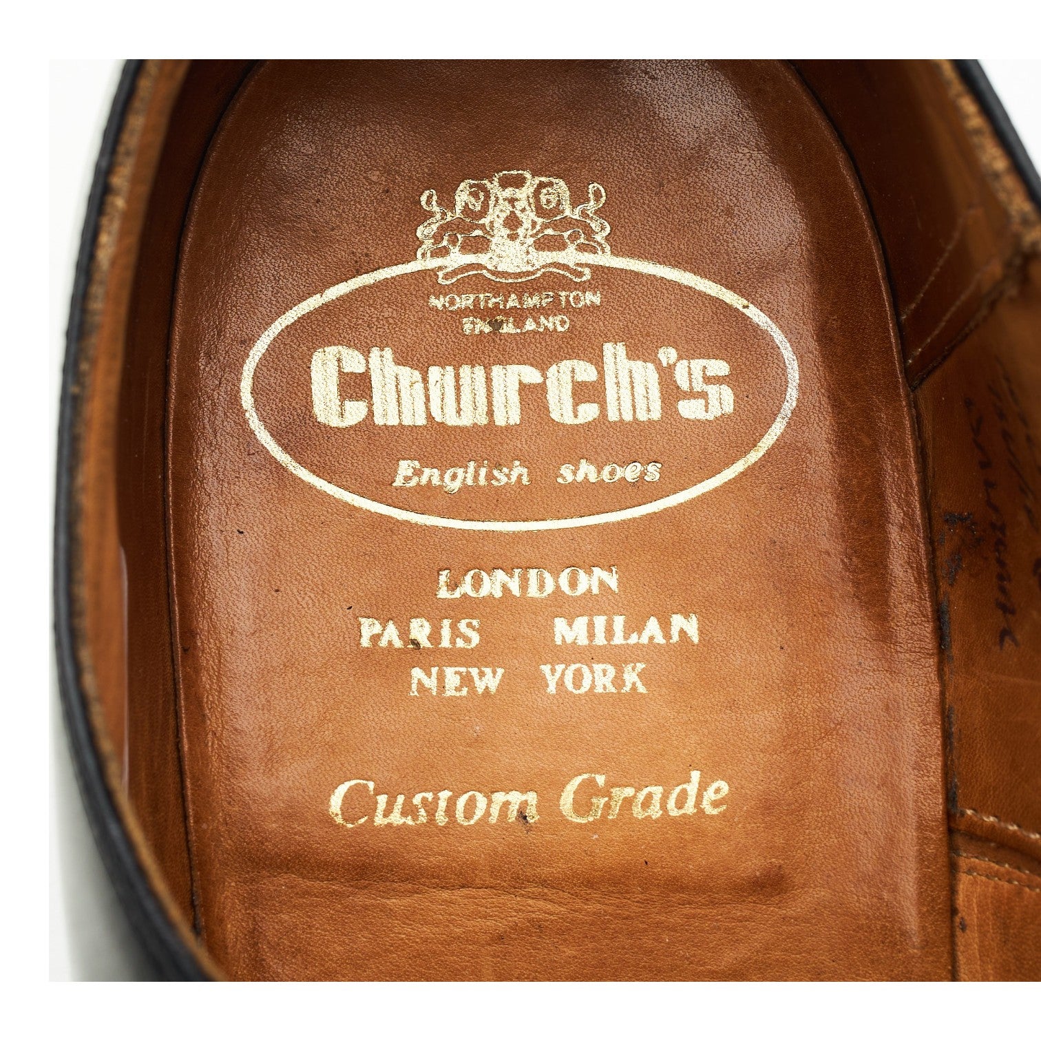 Church's Balmoral oxford cuir noir UK 8
