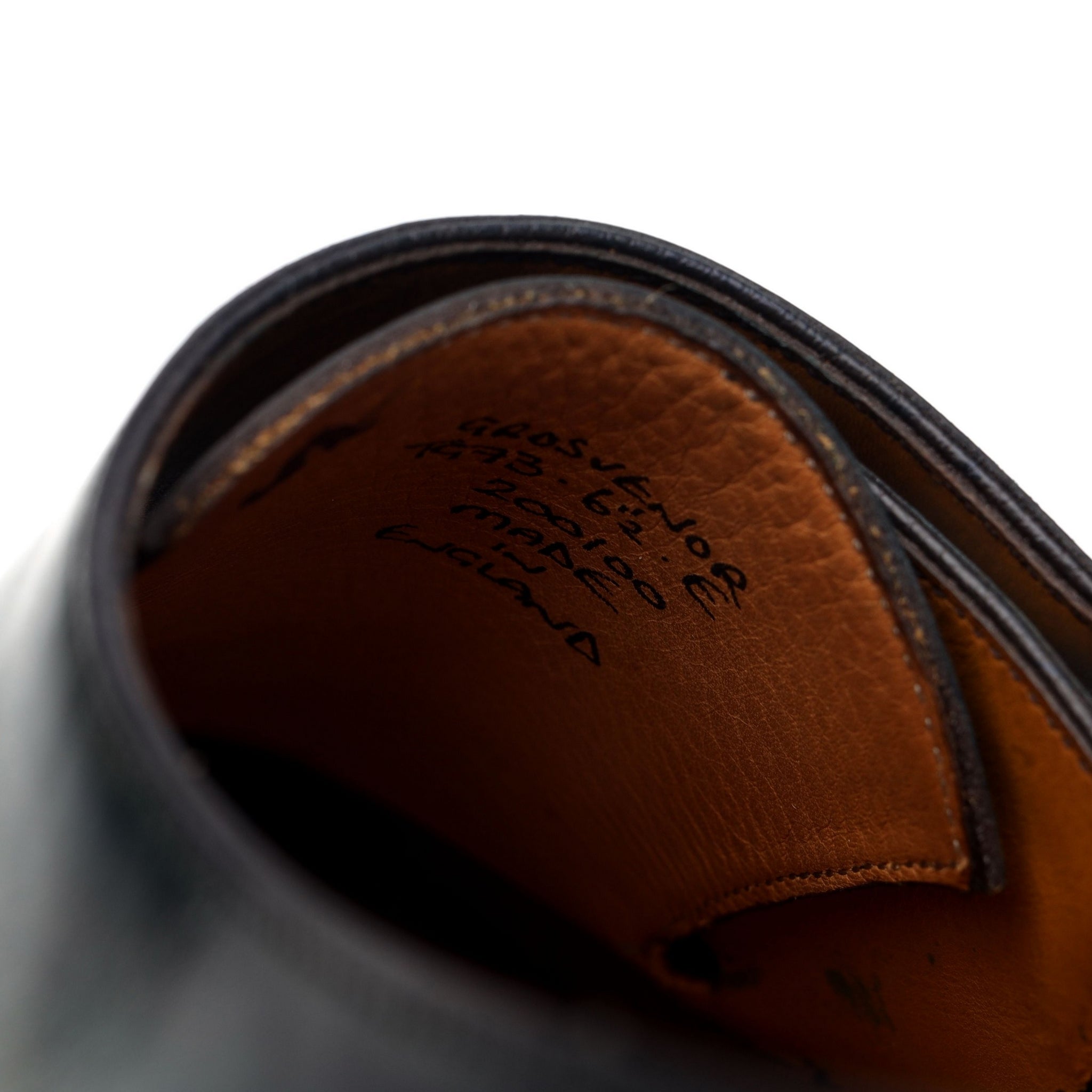 Gaziano & Girling Grosvenor monk cuir vert UK 6.5