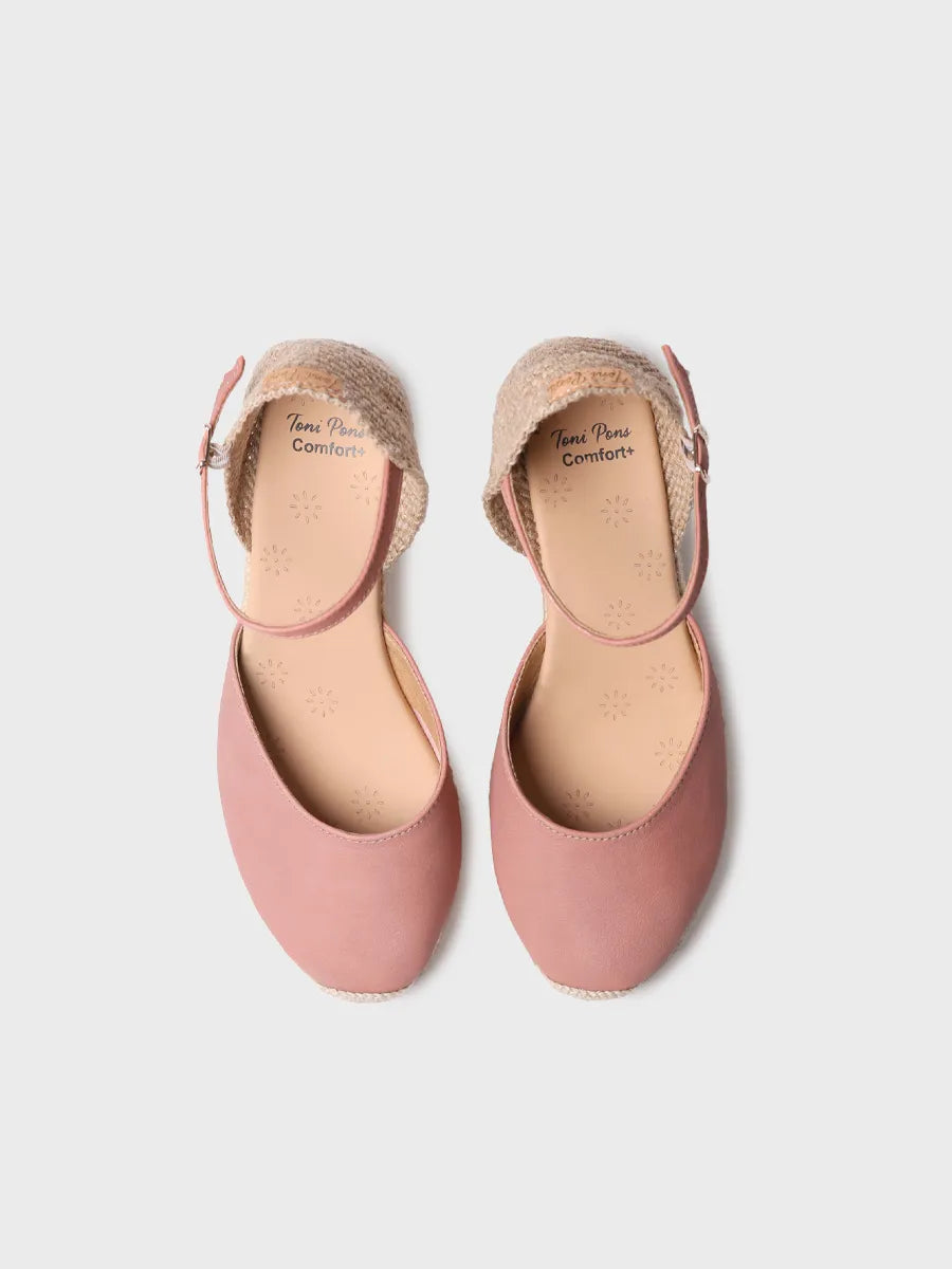 Toni Pons Tiana espadrille femme cuir talon 5 cm