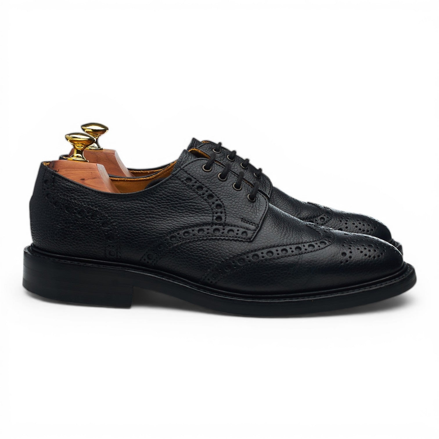 NPS Wilson derbys noir UK 7 cuir grainé
