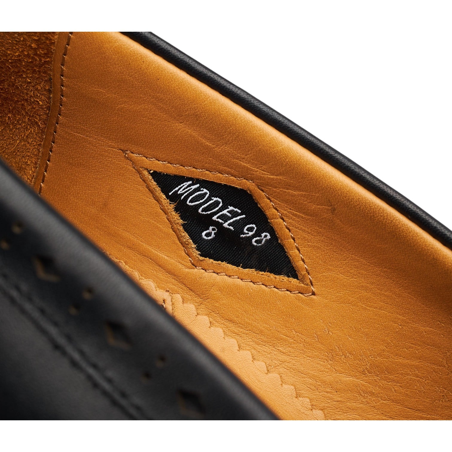 Wildsmith Model 98 mocassin cuir noir UK 8
