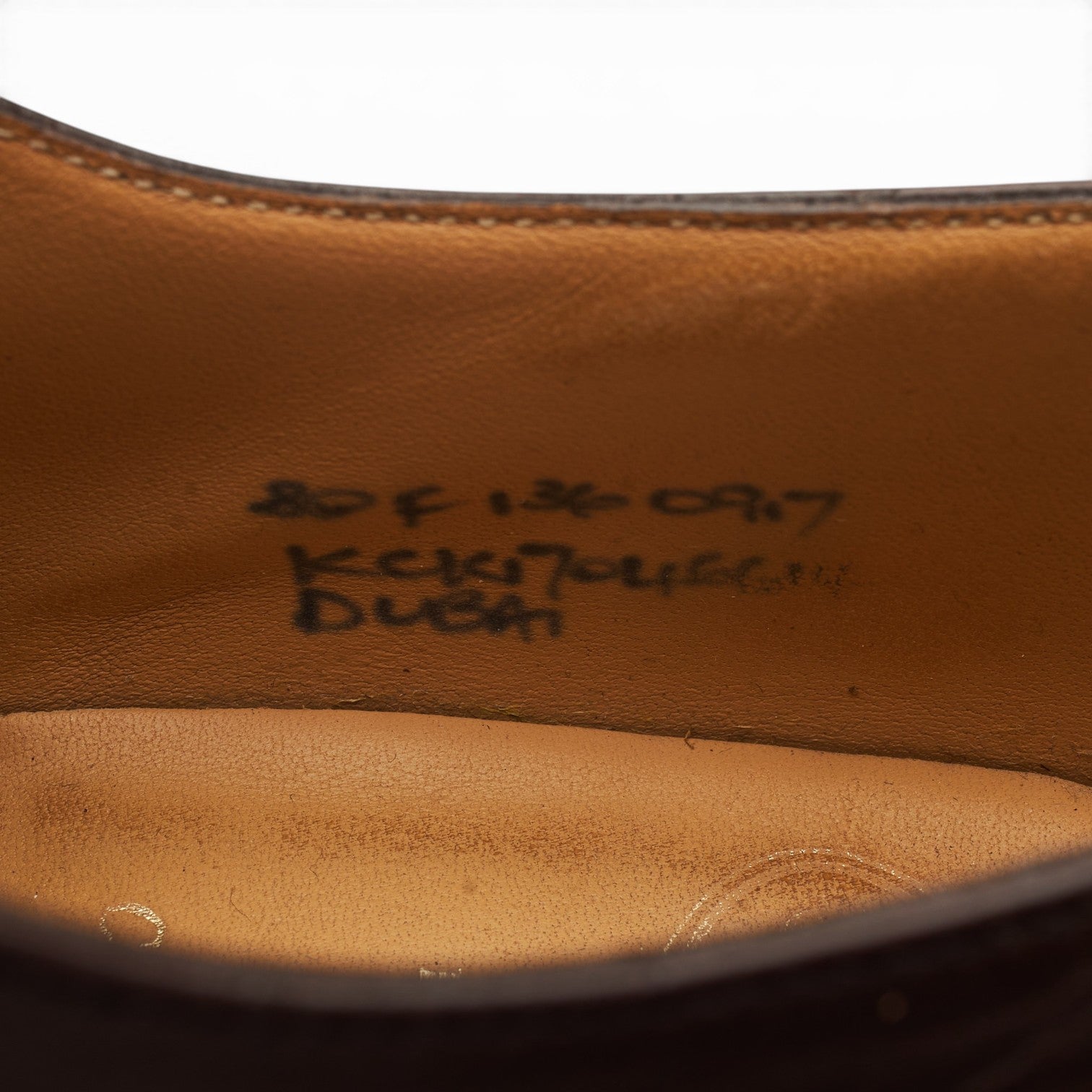 Church's Dubai Oxford cuir marron foncé pointure UK 8