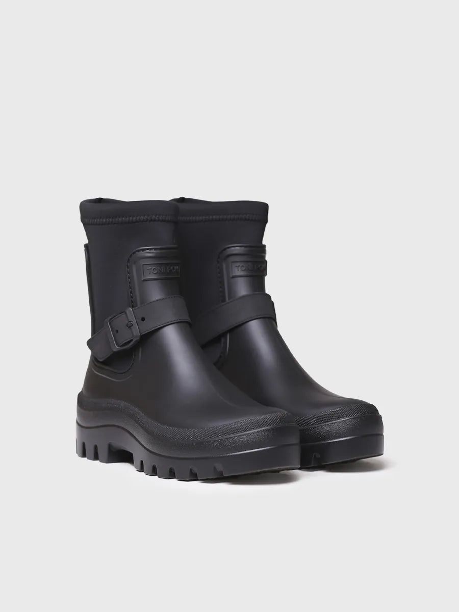 Toni Pons Canby bottes pluie femme boucle noir