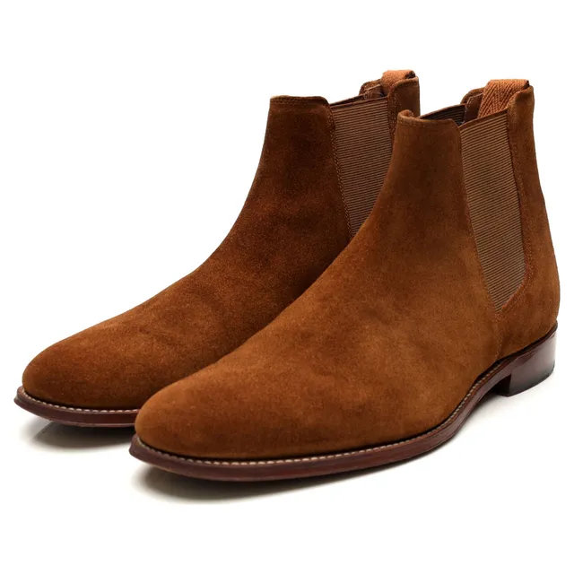Grenson Declan boots chelsea marron pointure UK 8 suède