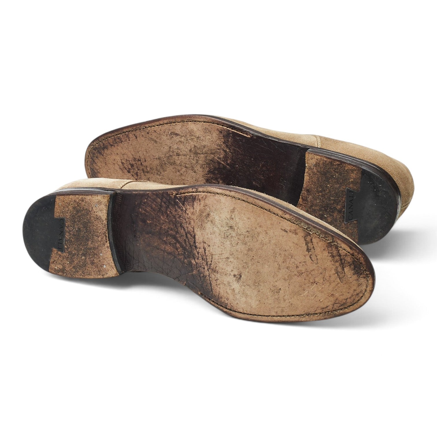 Canali derby daim pierre pointure UK 8