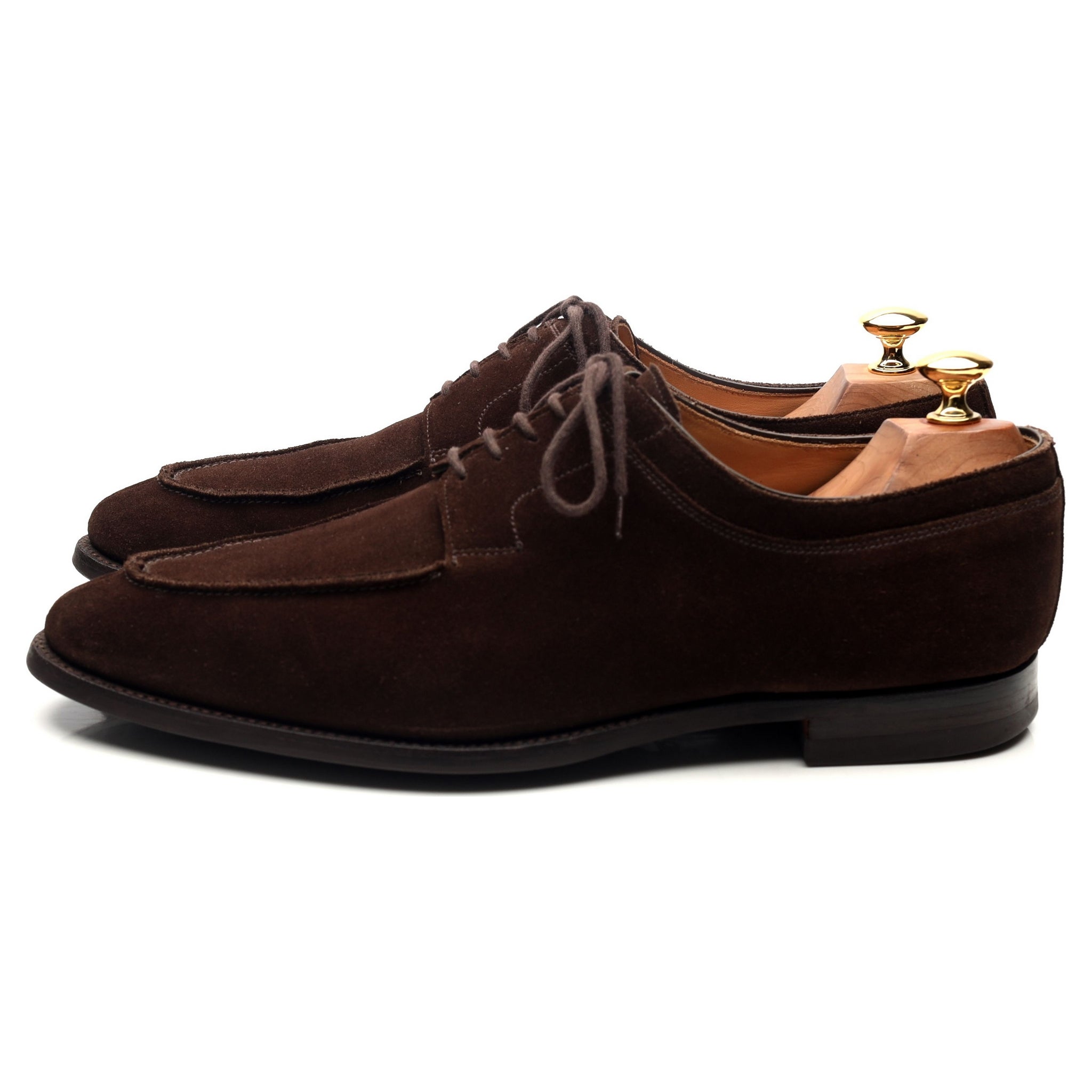 Crockett & Jones Hardwick derbies suède marron pointure 9,5 golf