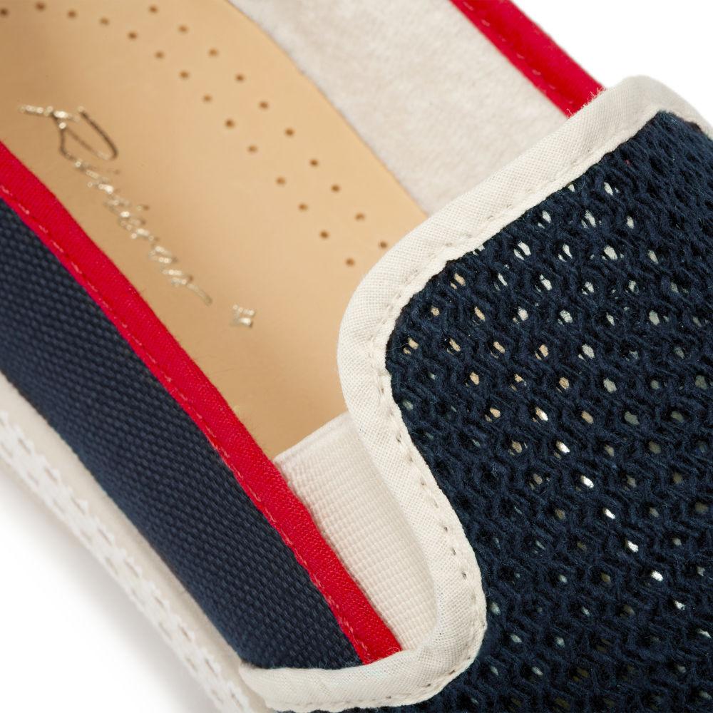 Rivieras Classic Match espadrilles marine mesh coton