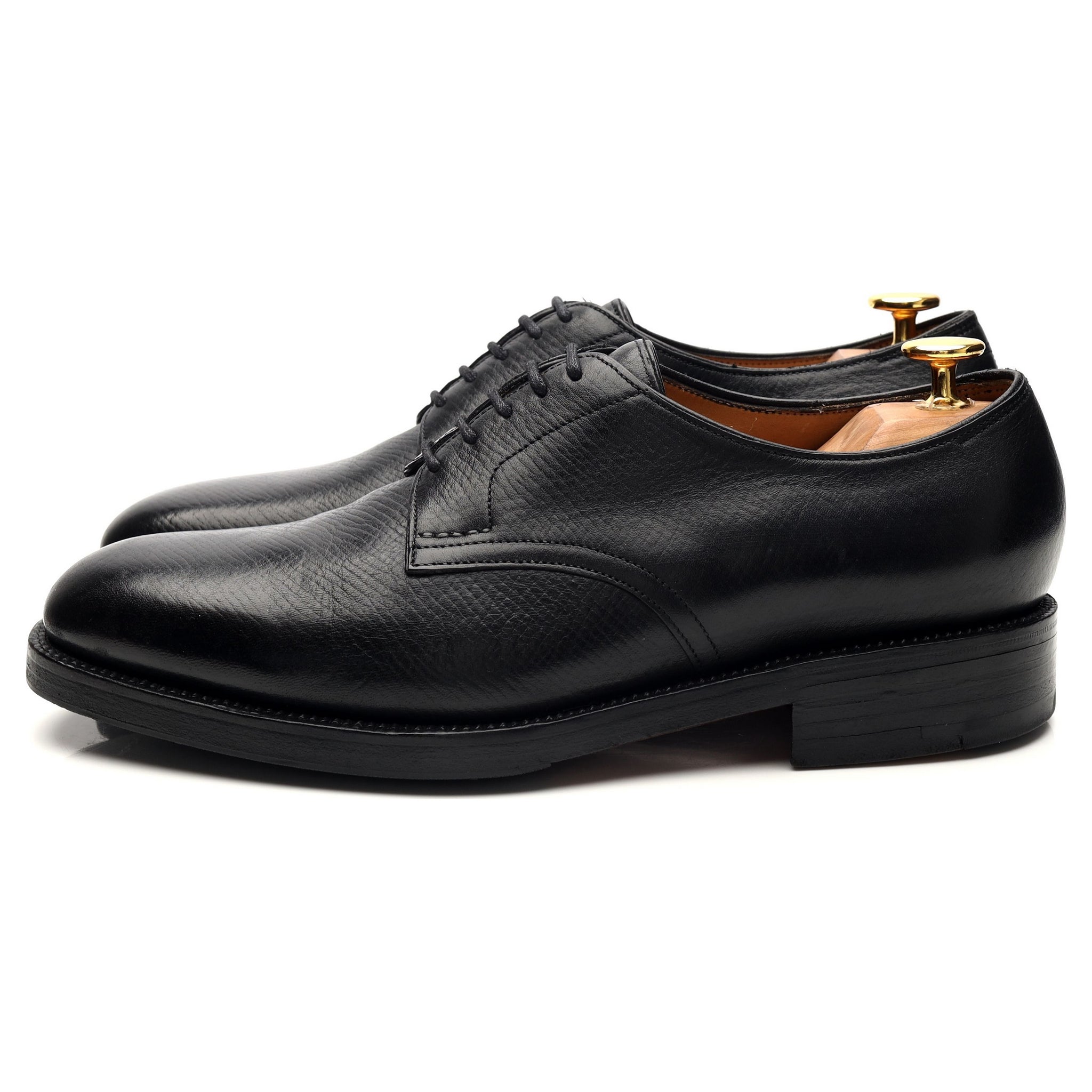 Gaziano & Girling derby cuir grainé noir UK 6.5