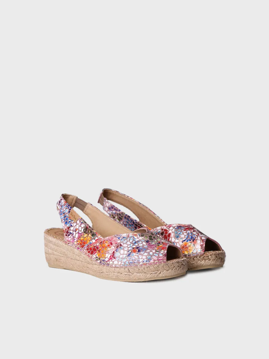 Toni Pons Bernia-PM espadrille cuir bout ouvert