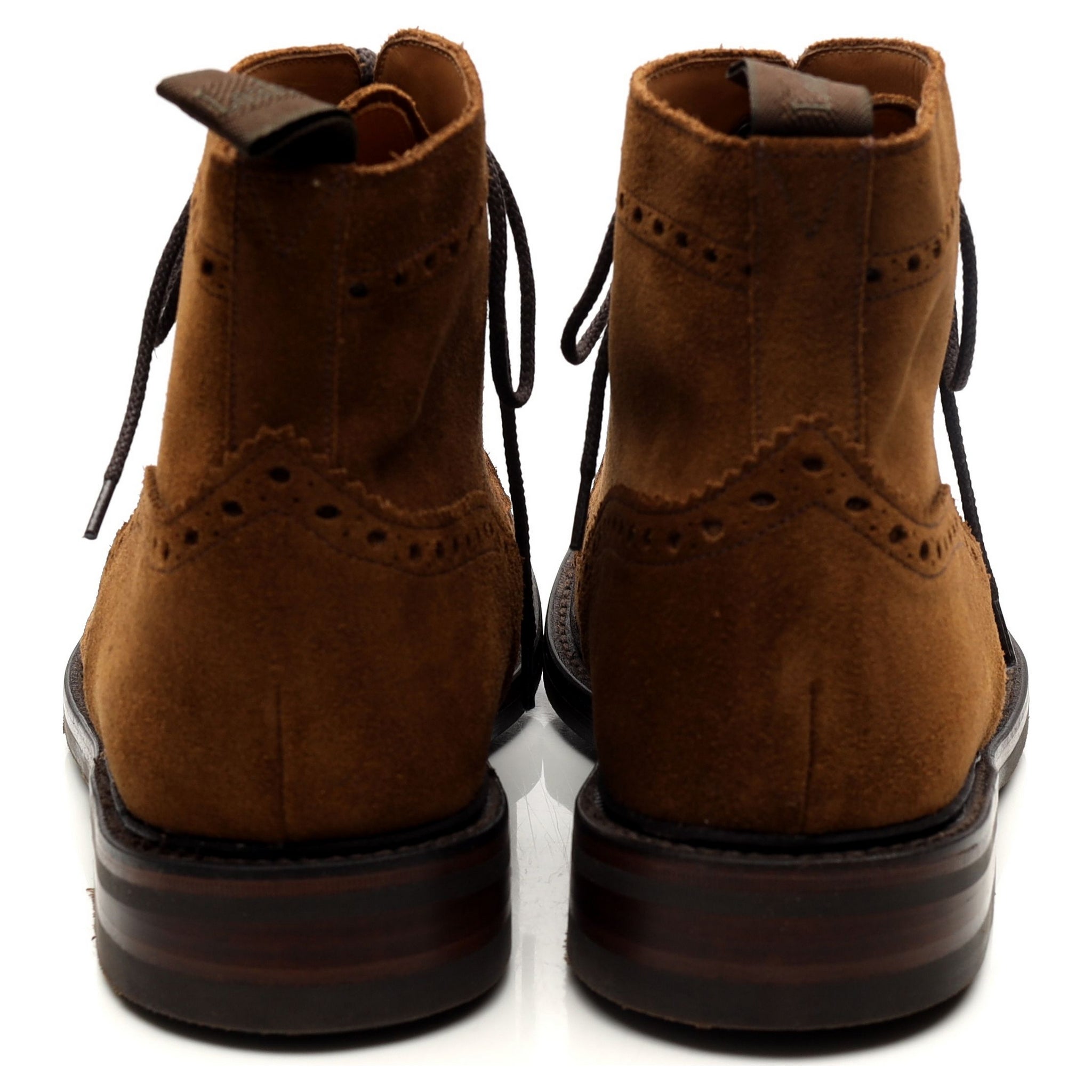 Loake 1880 Bedale bottines UK 11 G daim marron brogue