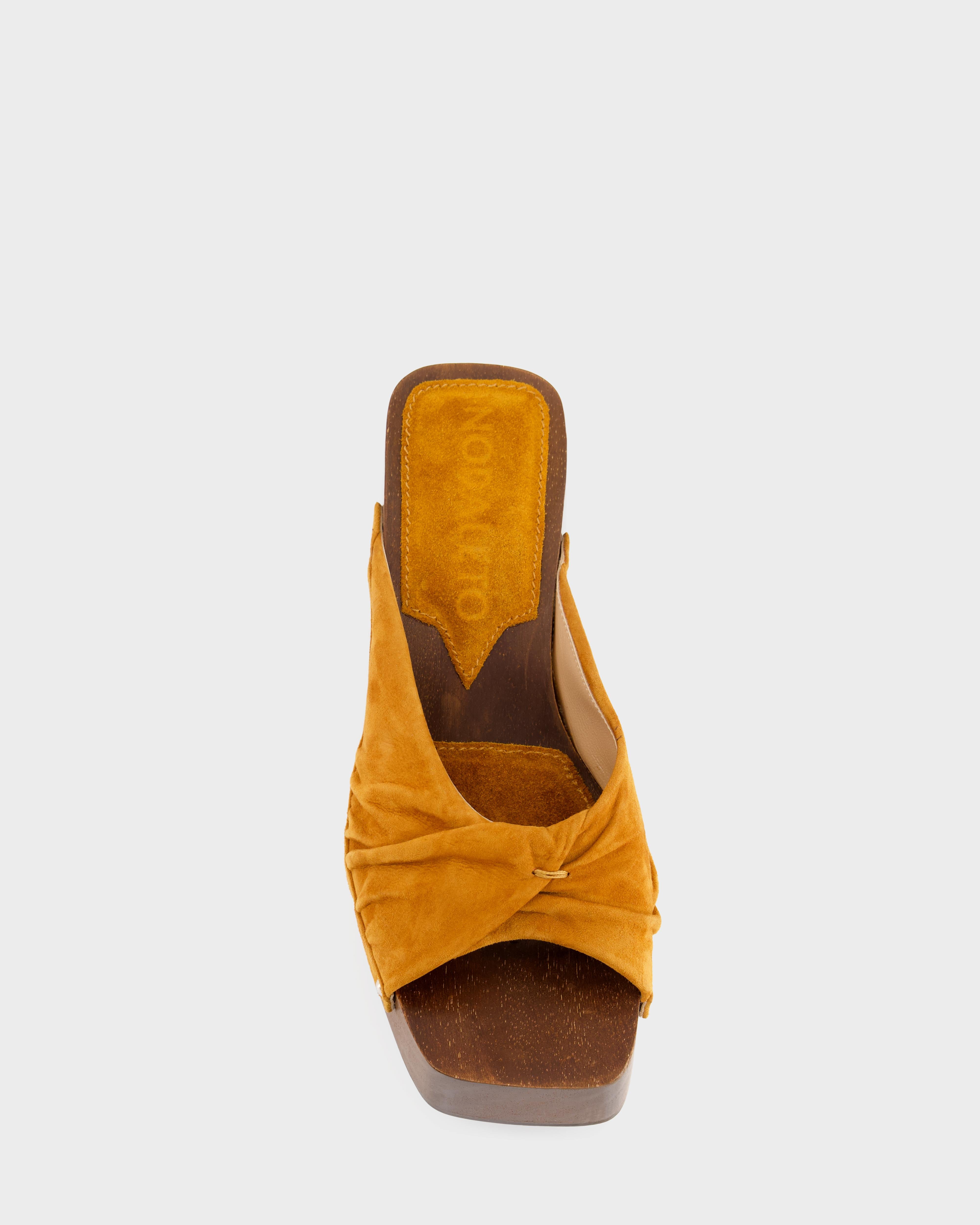 Nodaleto Bulla Mellow sabots sunlight suede talon 8 cm